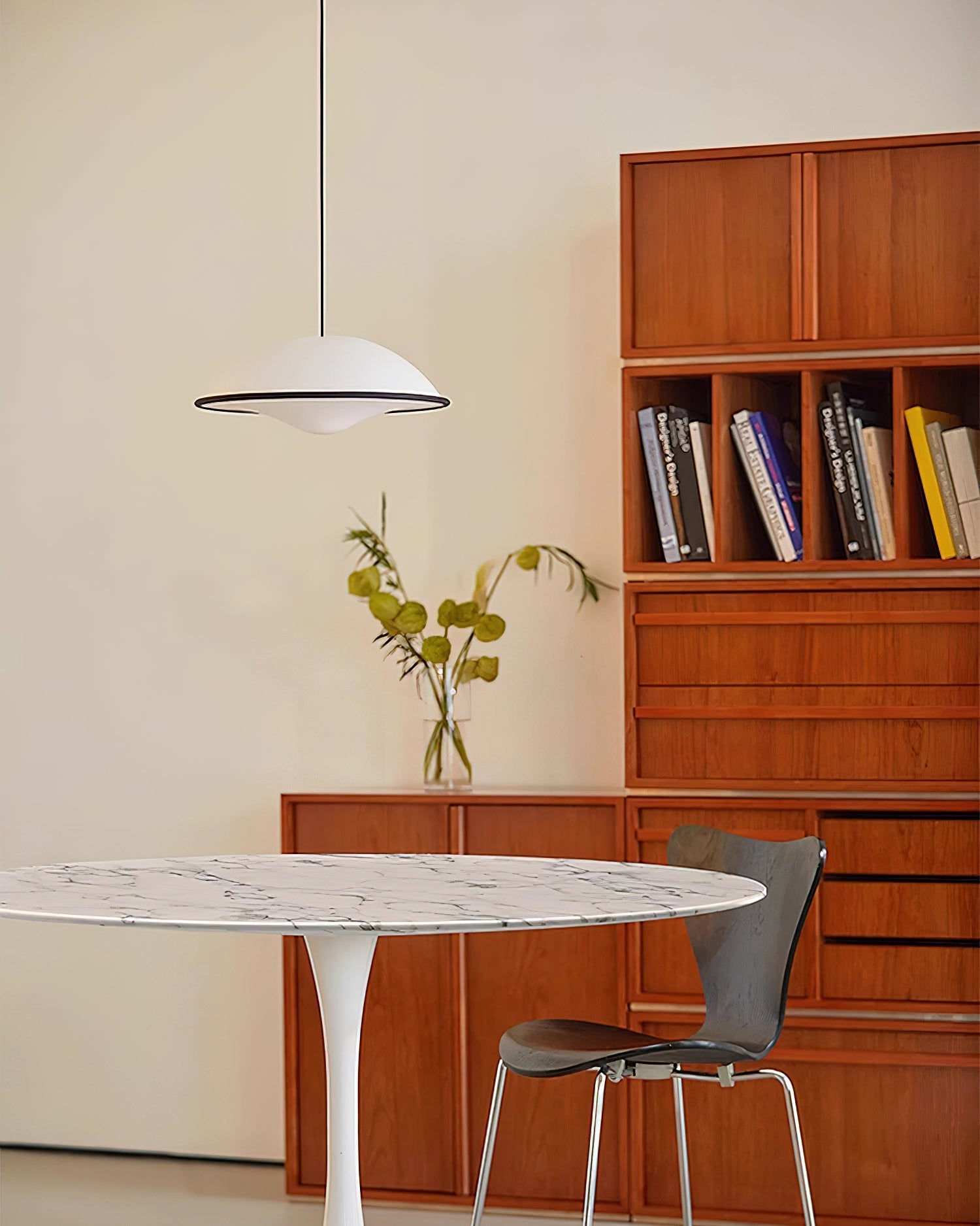 Veda Modern Acrylic Pendant Light-Neutral Decor