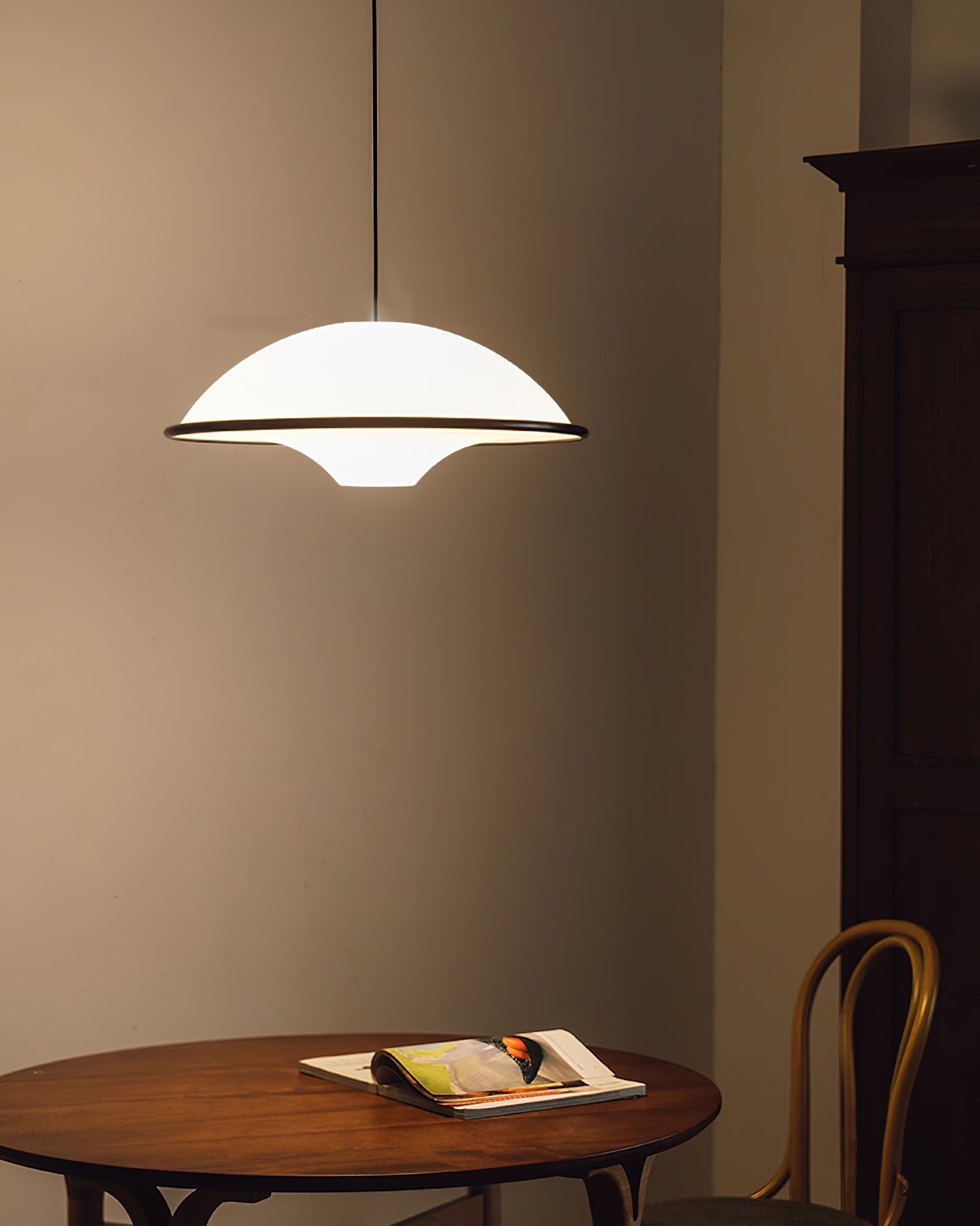 Veda Modern Acrylic Pendant Light-Neutral Decor