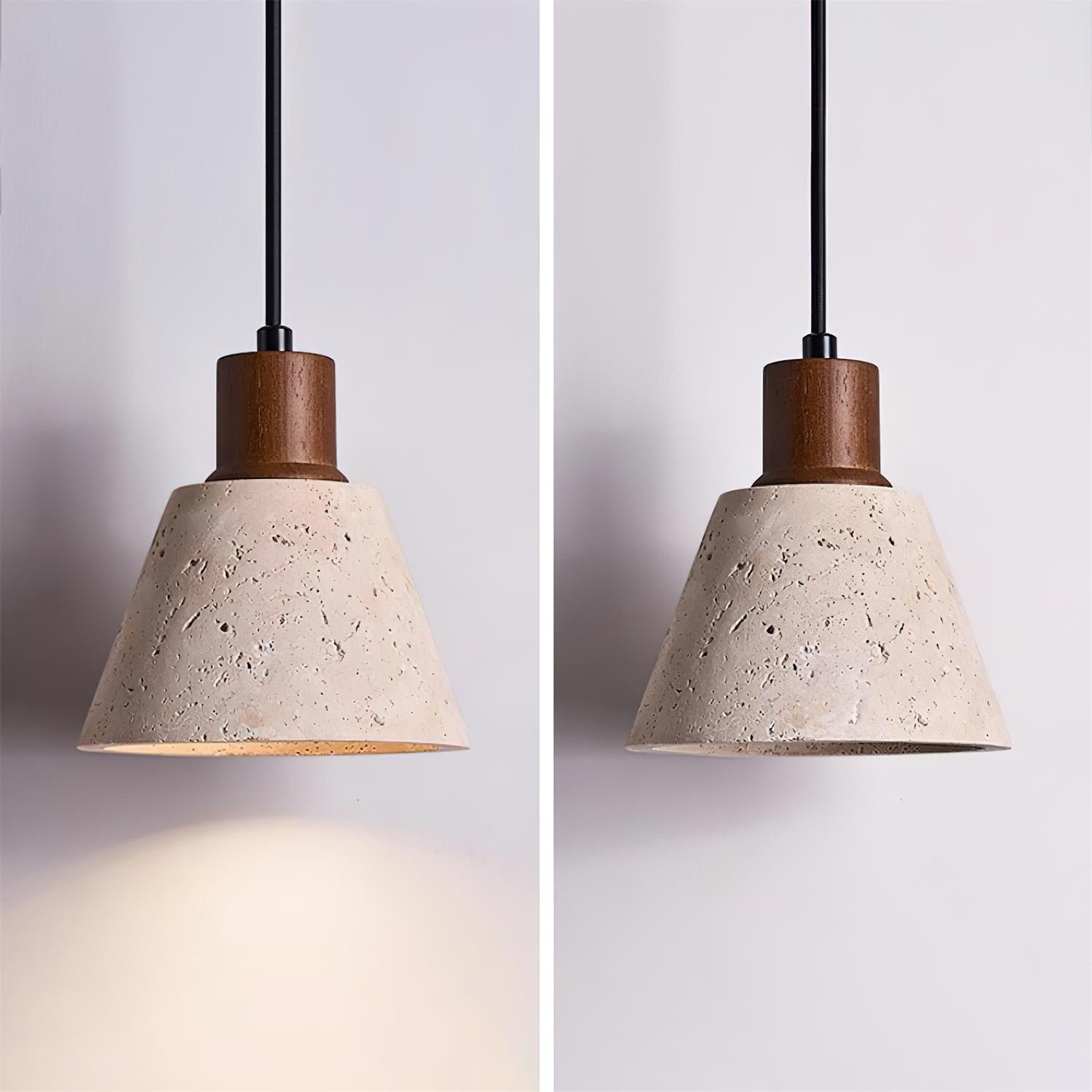 Caven Pendant Light Travertine Cluster-Neutral Decor