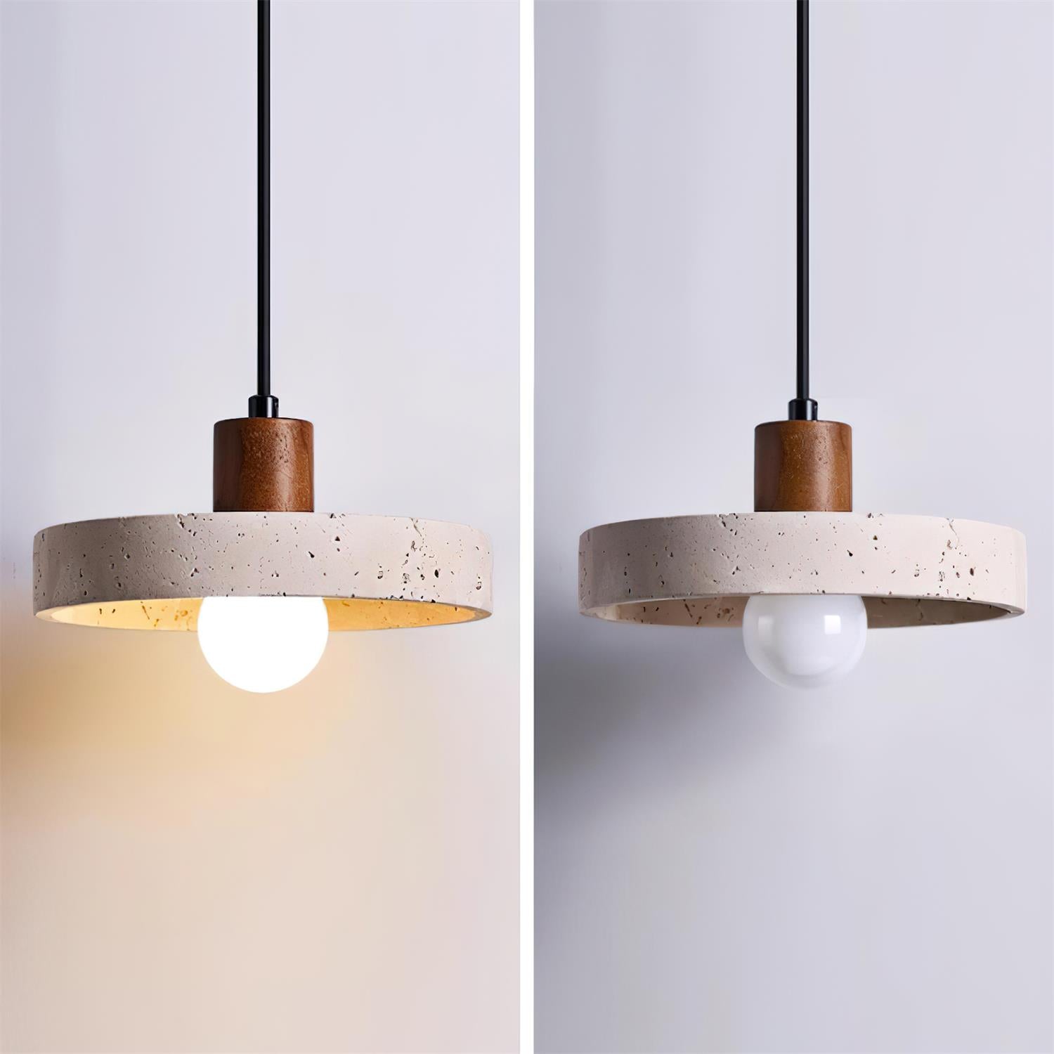 Caven Pendant Light Travertine Cluster-Neutral Decor