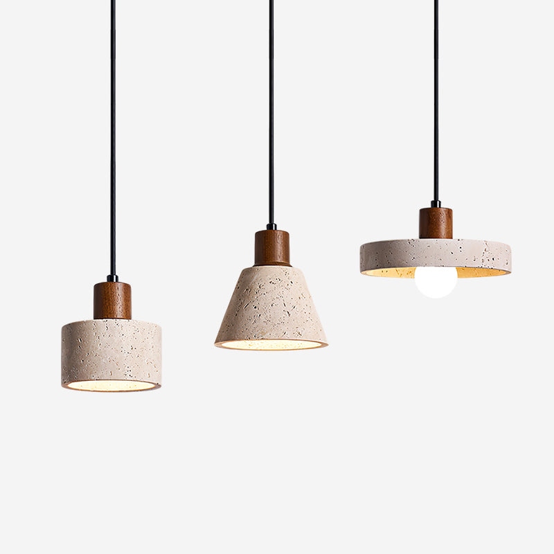 Caven Pendant Light Travertine Cluster-Neutral Decor