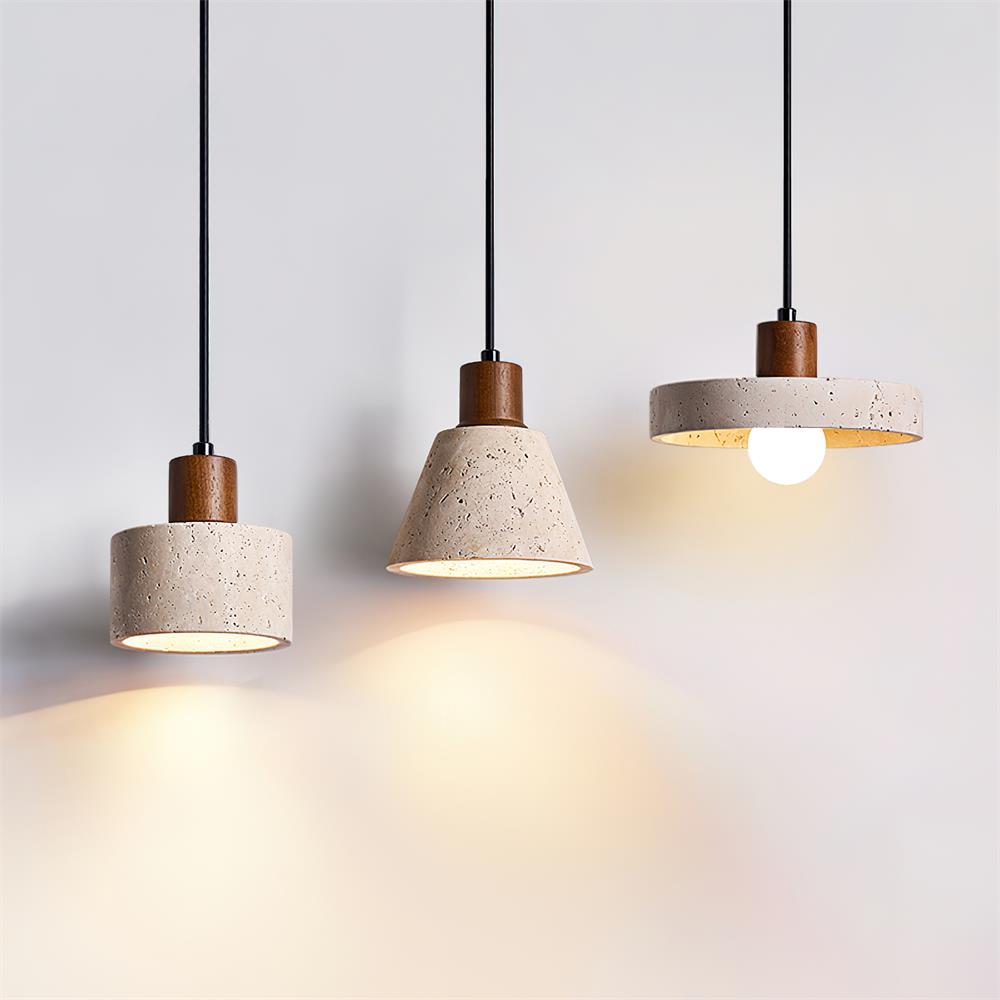 Caven Pendant Light Travertine Cluster-Neutral Decor