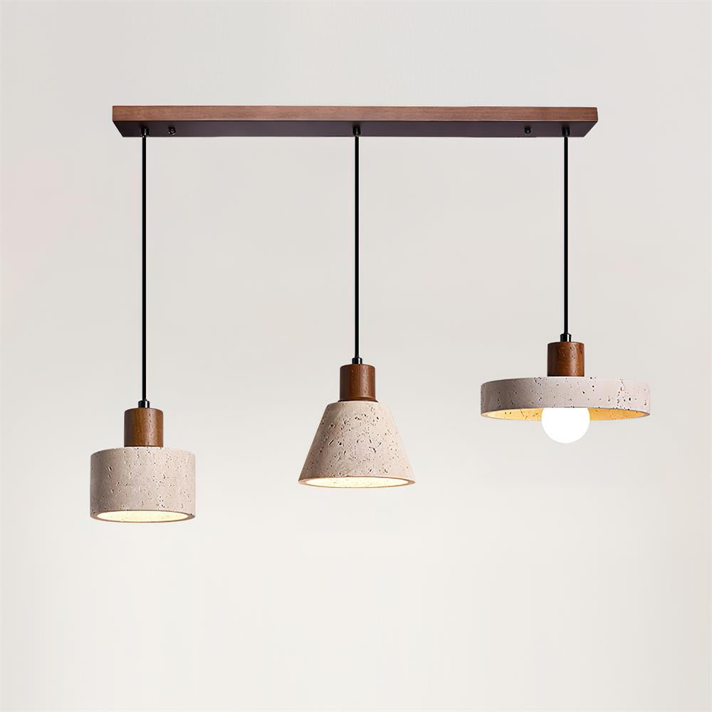 Caven Pendant Light Travertine Cluster-Neutral Decor