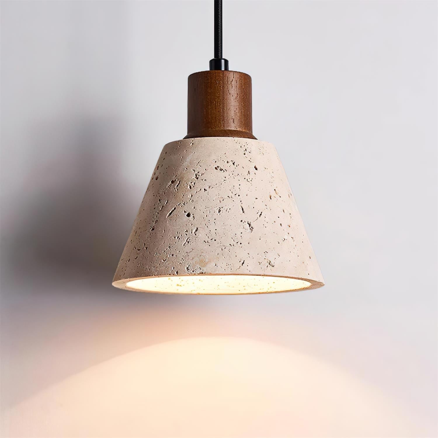 Caven Pendant Light Travertine Cluster-Neutral Decor