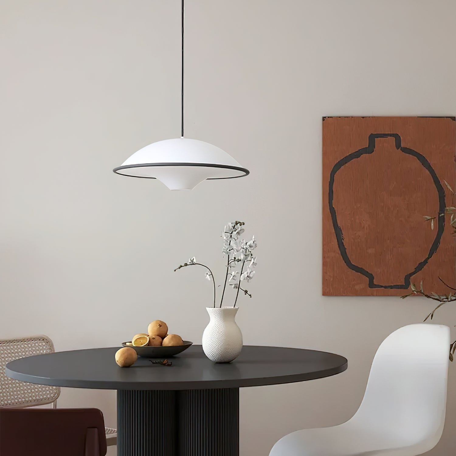Veda Modern Acrylic Pendant Light-Neutral Decor
