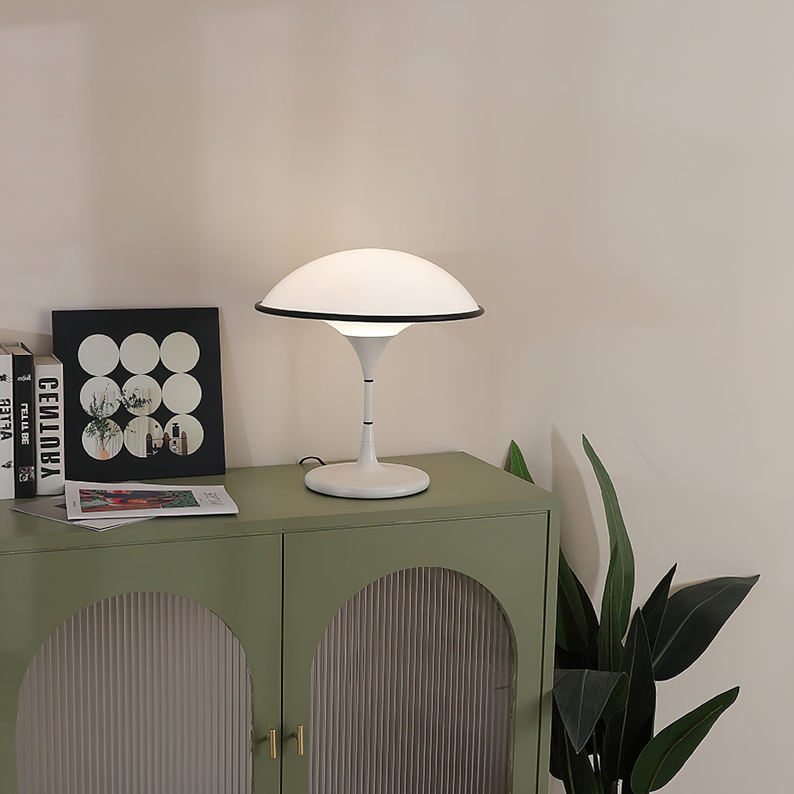 Revenor Acrylic Futuristic Table Lamp-Neutral Decor