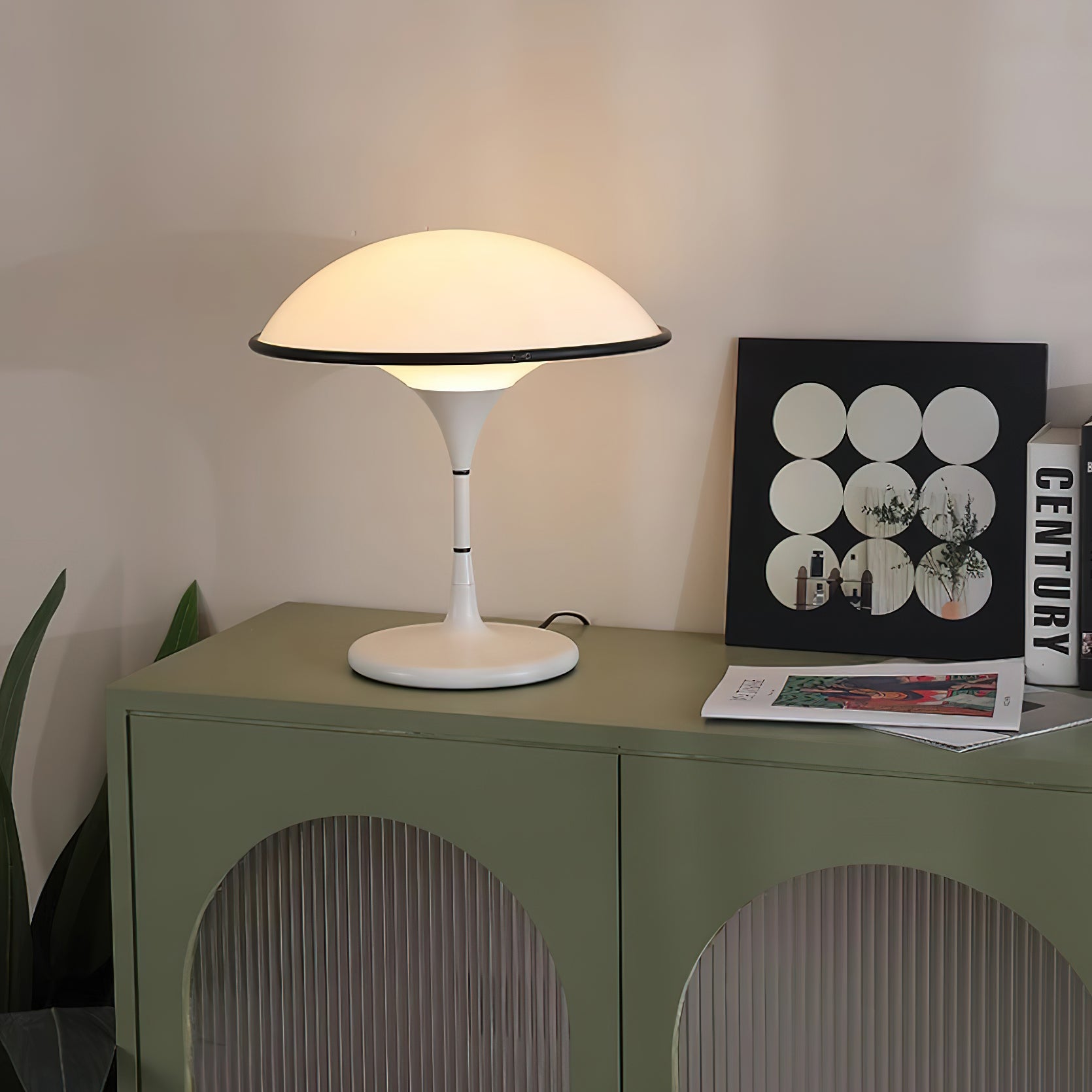 Revenor Acrylic Futuristic Table Lamp-Neutral Decor