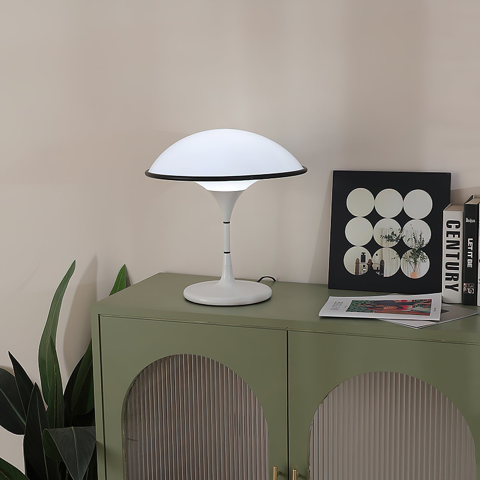 Revenor Acrylic Futuristic Table Lamp-Neutral Decor