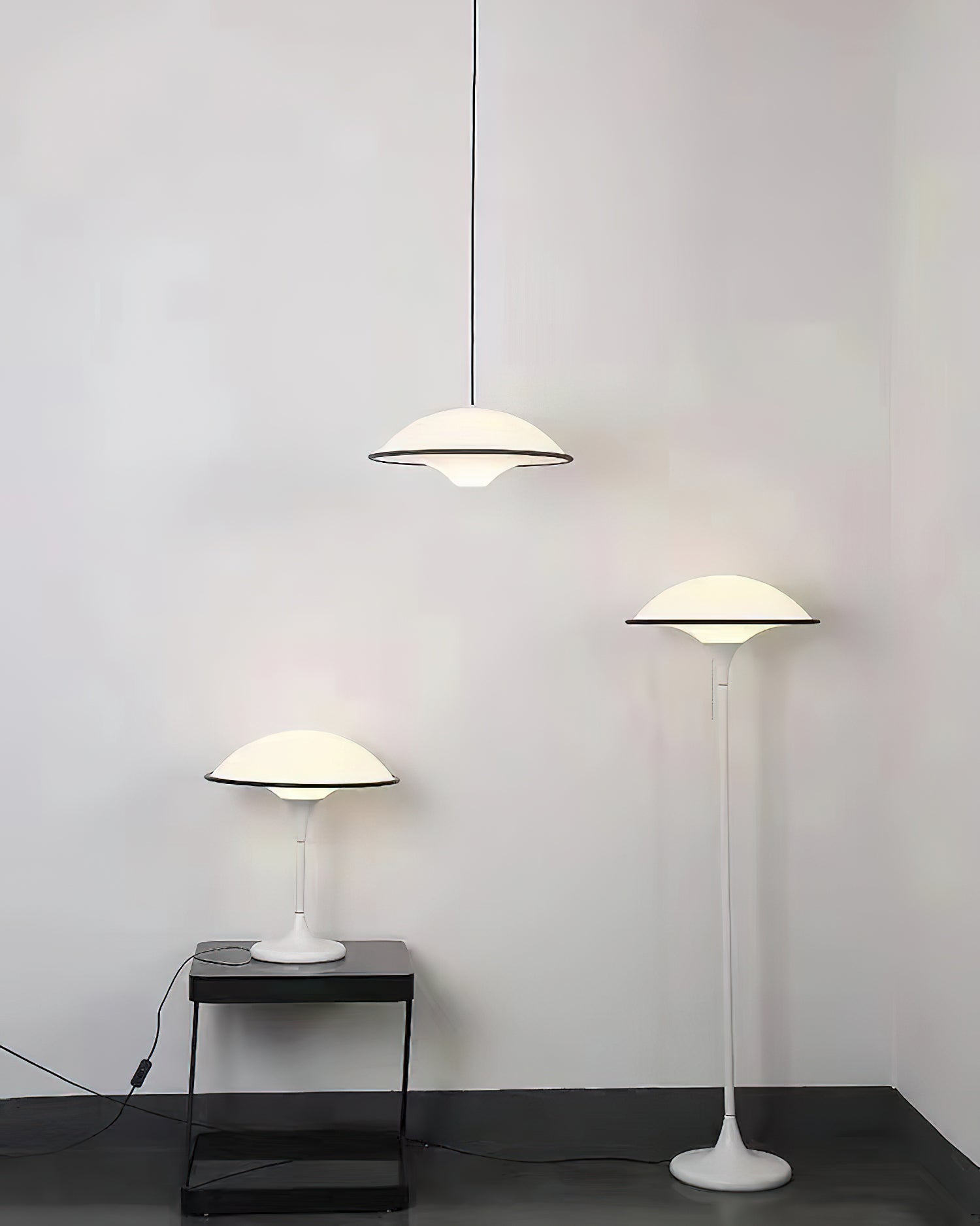 Revenor Acrylic Futuristic Table Lamp-Neutral Decor