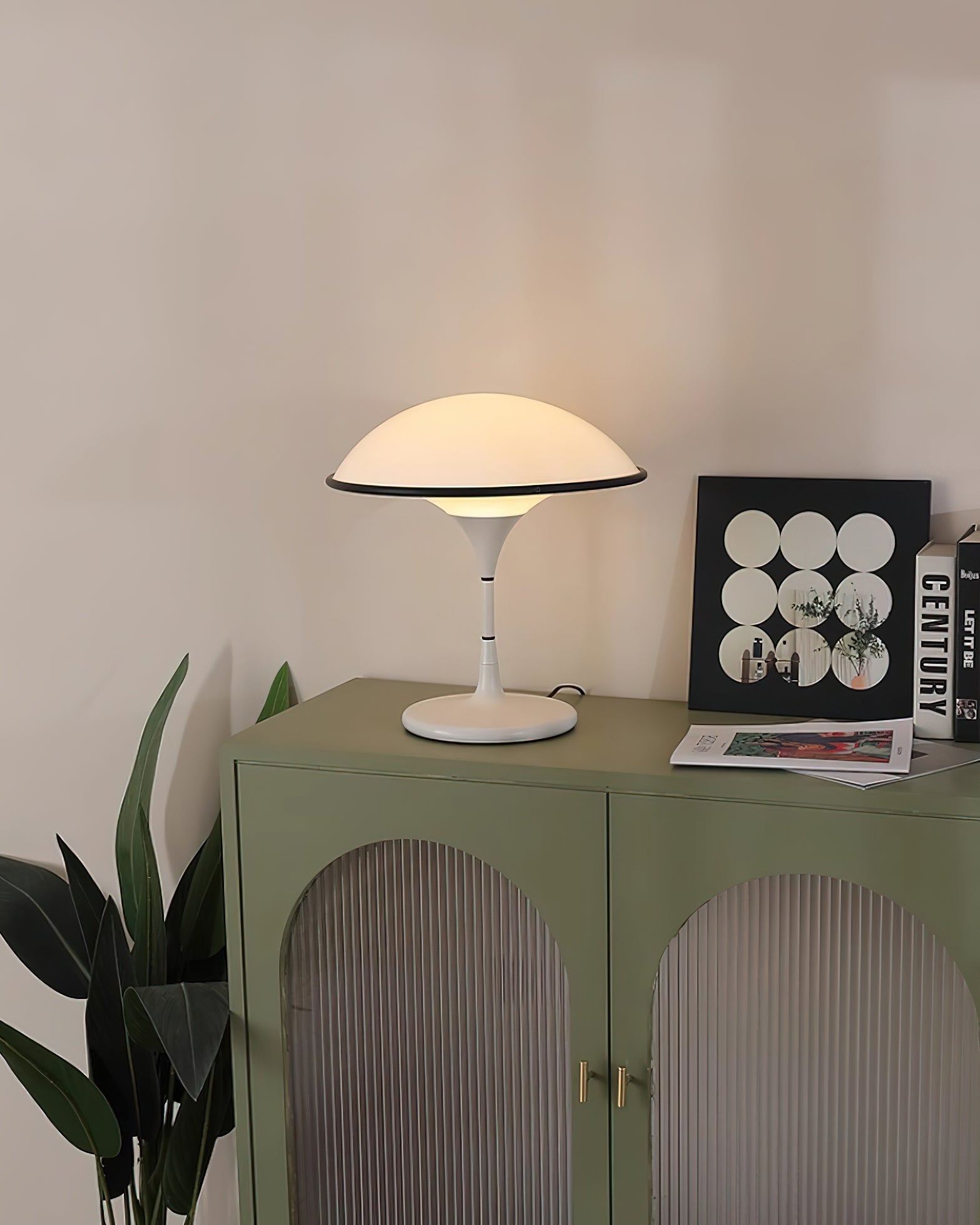Revenor Acrylic Futuristic Table Lamp-Neutral Decor