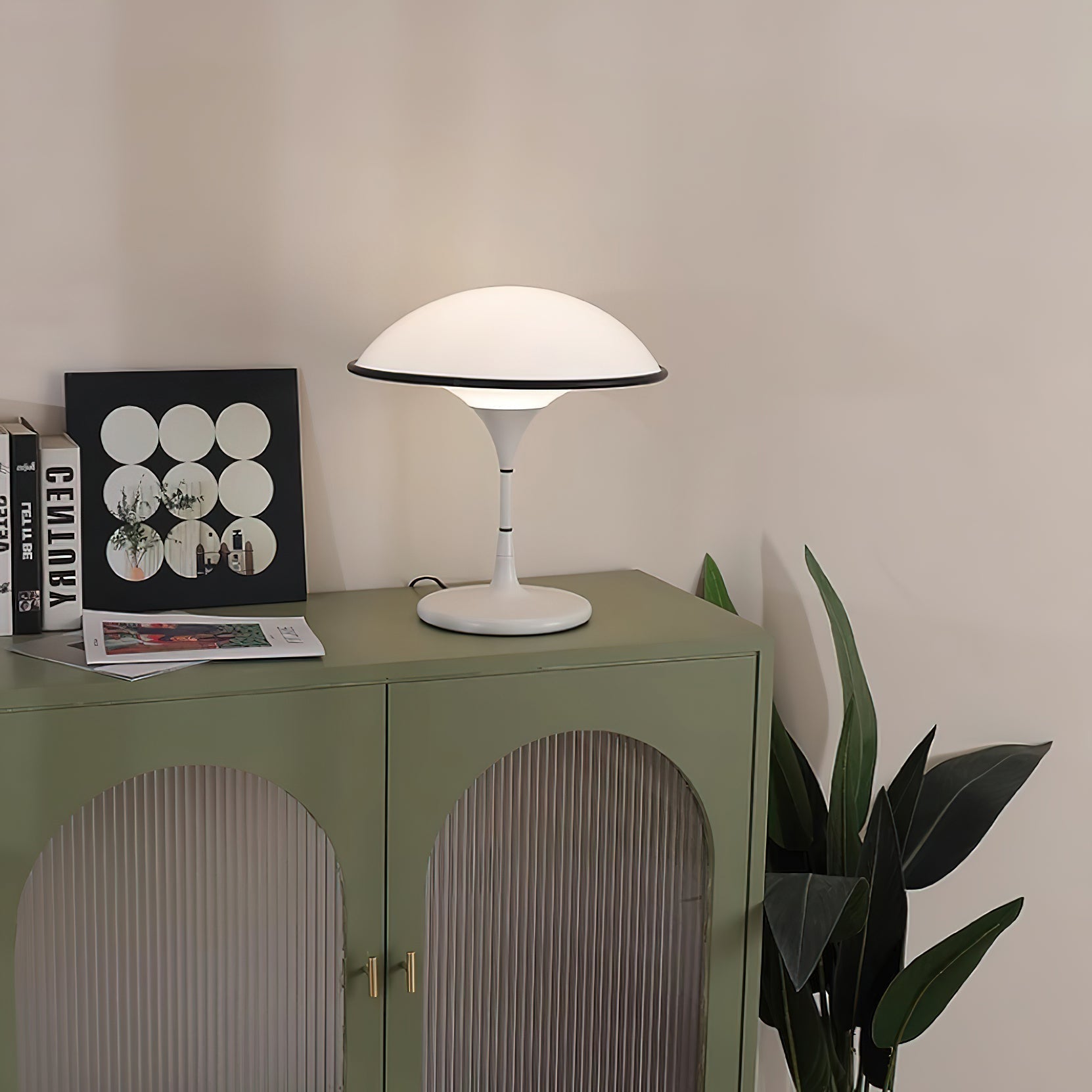 Revenor Acrylic Futuristic Table Lamp-Neutral Decor