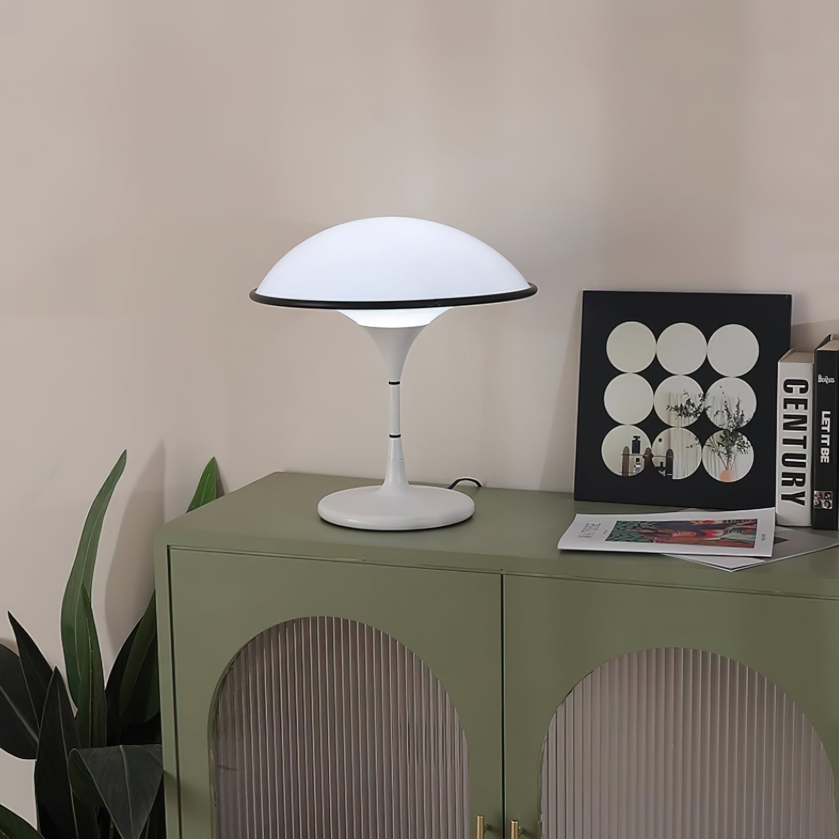 Revenor Acrylic Futuristic Table Lamp-Neutral Decor