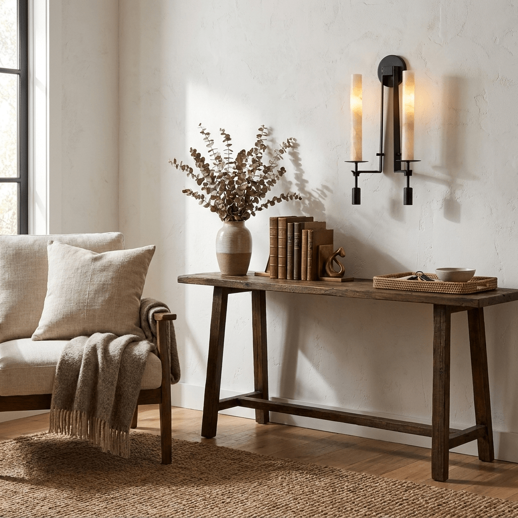 Fontanelle Alabaster Wall Lamp-Neutral Decor