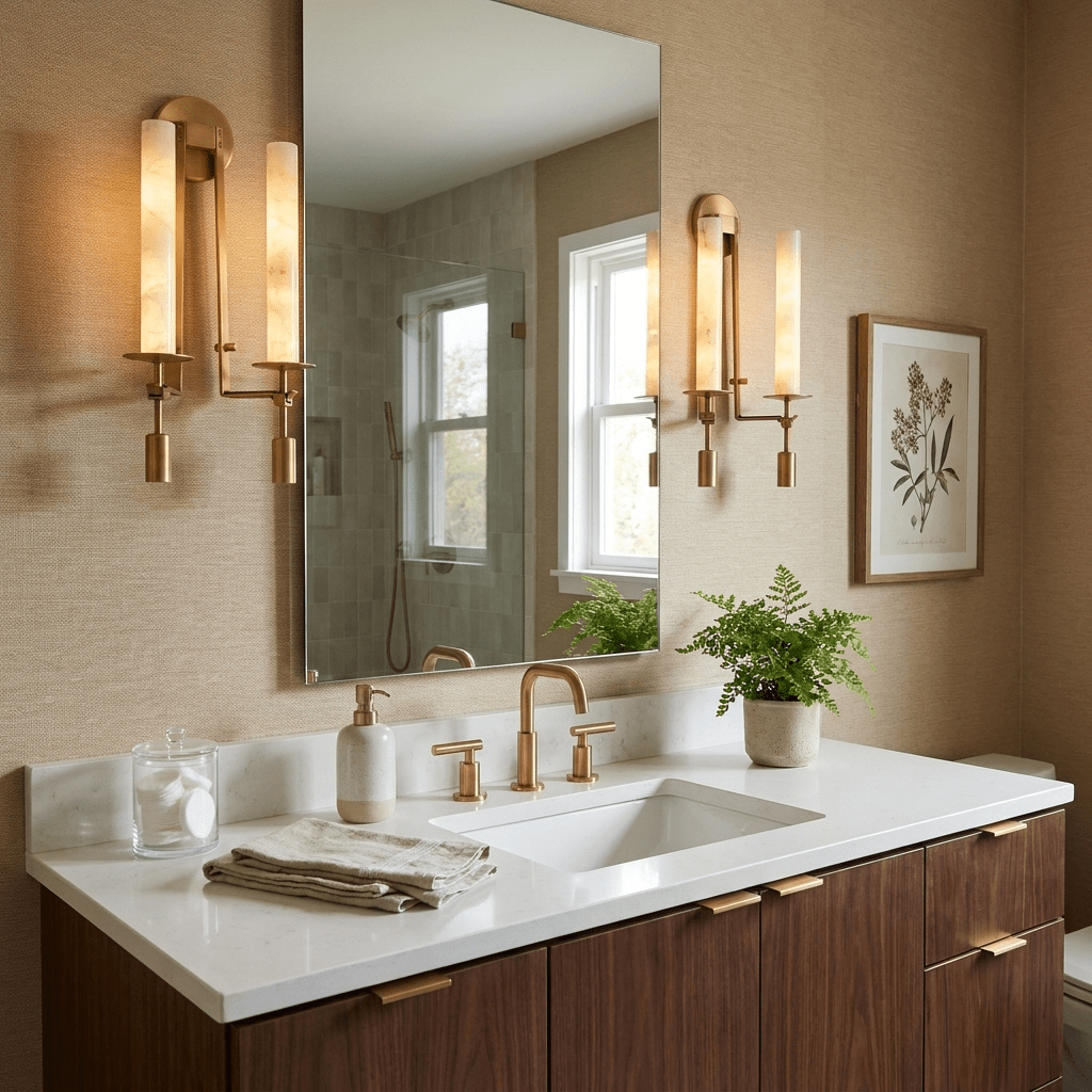 Fontanelle Alabaster Wall Lamp-Neutral Decor