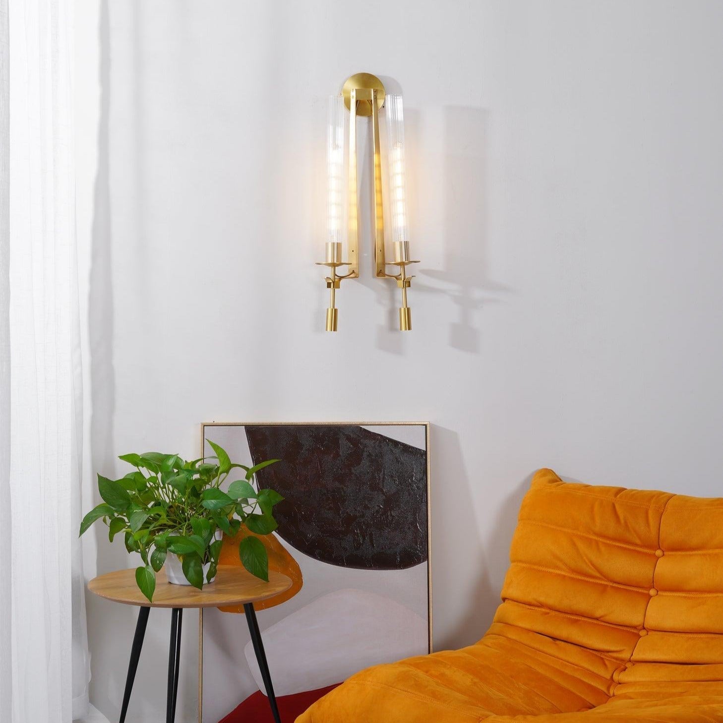 Lucian Indoor Wall Lamp Glass Farmhouse - Neutralighting