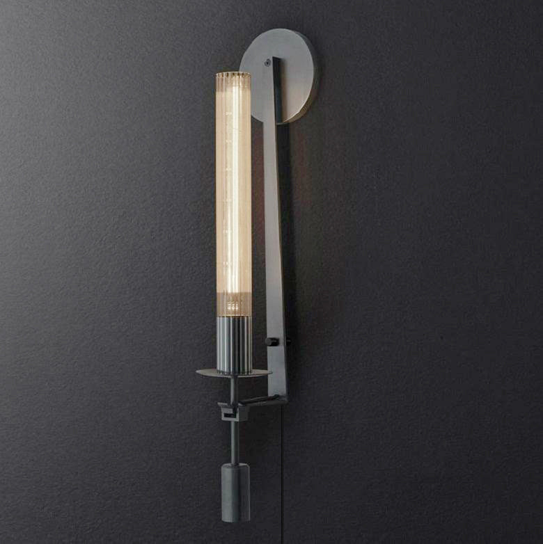Ceshaisra French Classicism Plug-in Brass Glass Wall Lamp-Neutral Decor