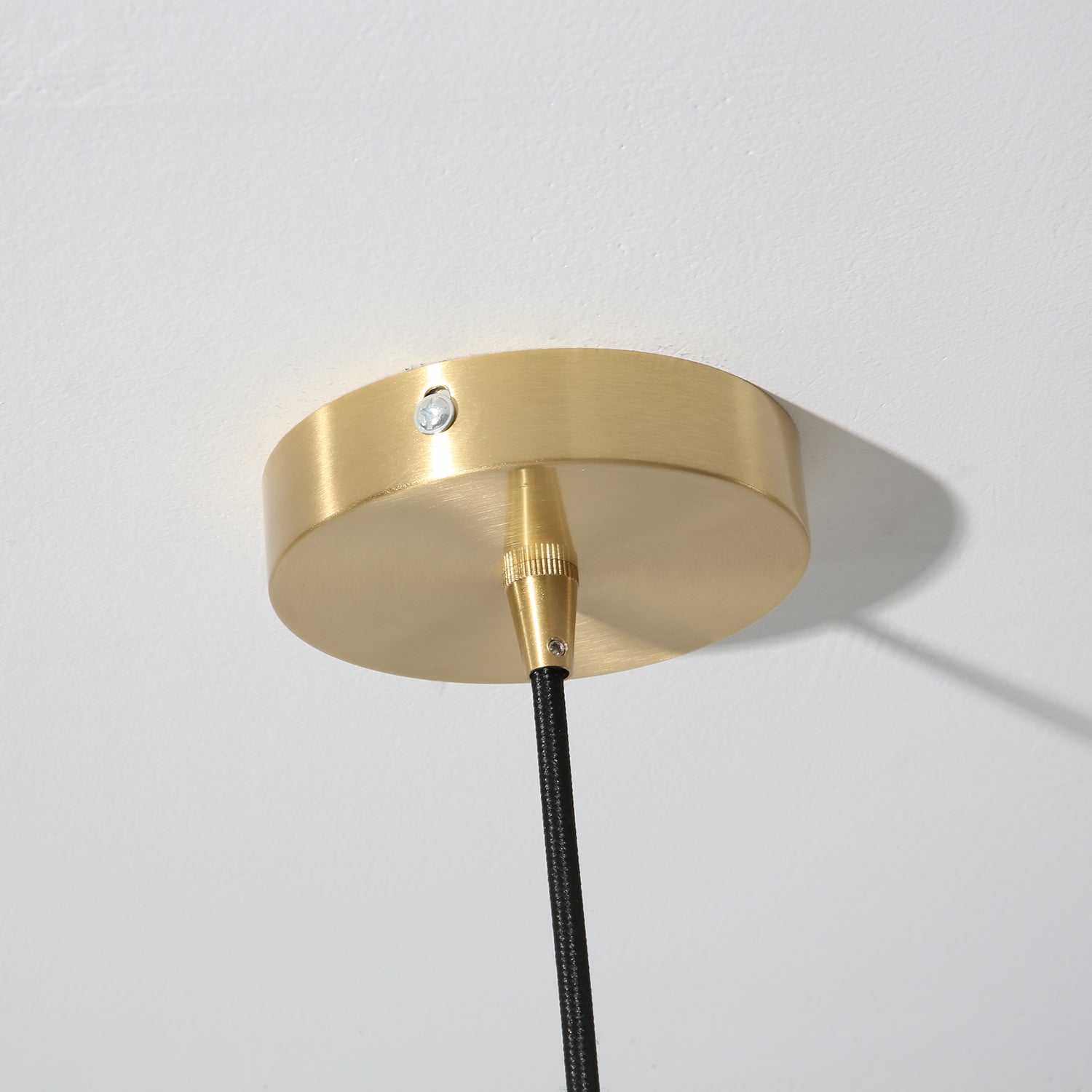 Solvira Pendant Lamp Wavy Ceramic Shade-Neutral Decor