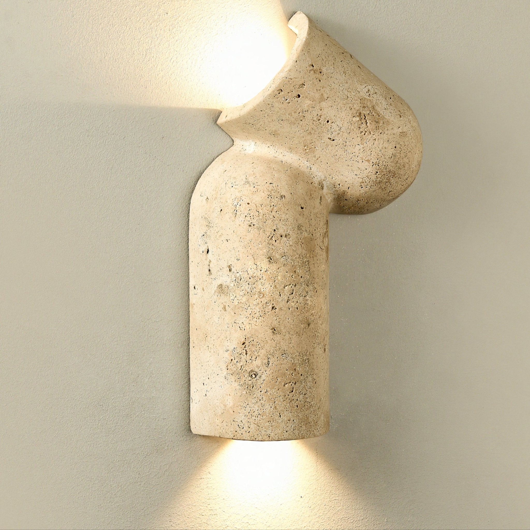 Valoreth Travertine Wall Light-Neutral Decor