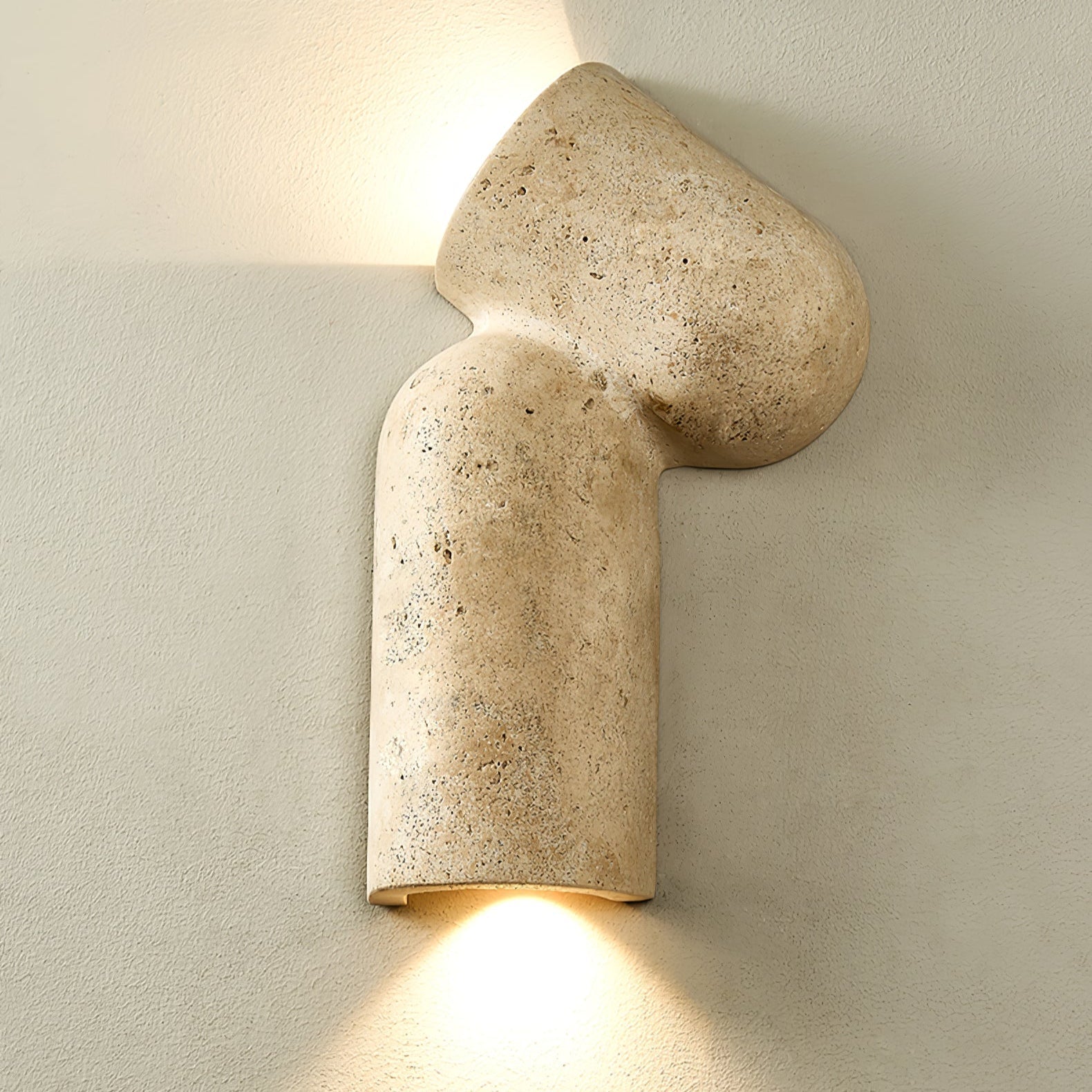 Valoreth Travertine Wall Light-Neutral Decor