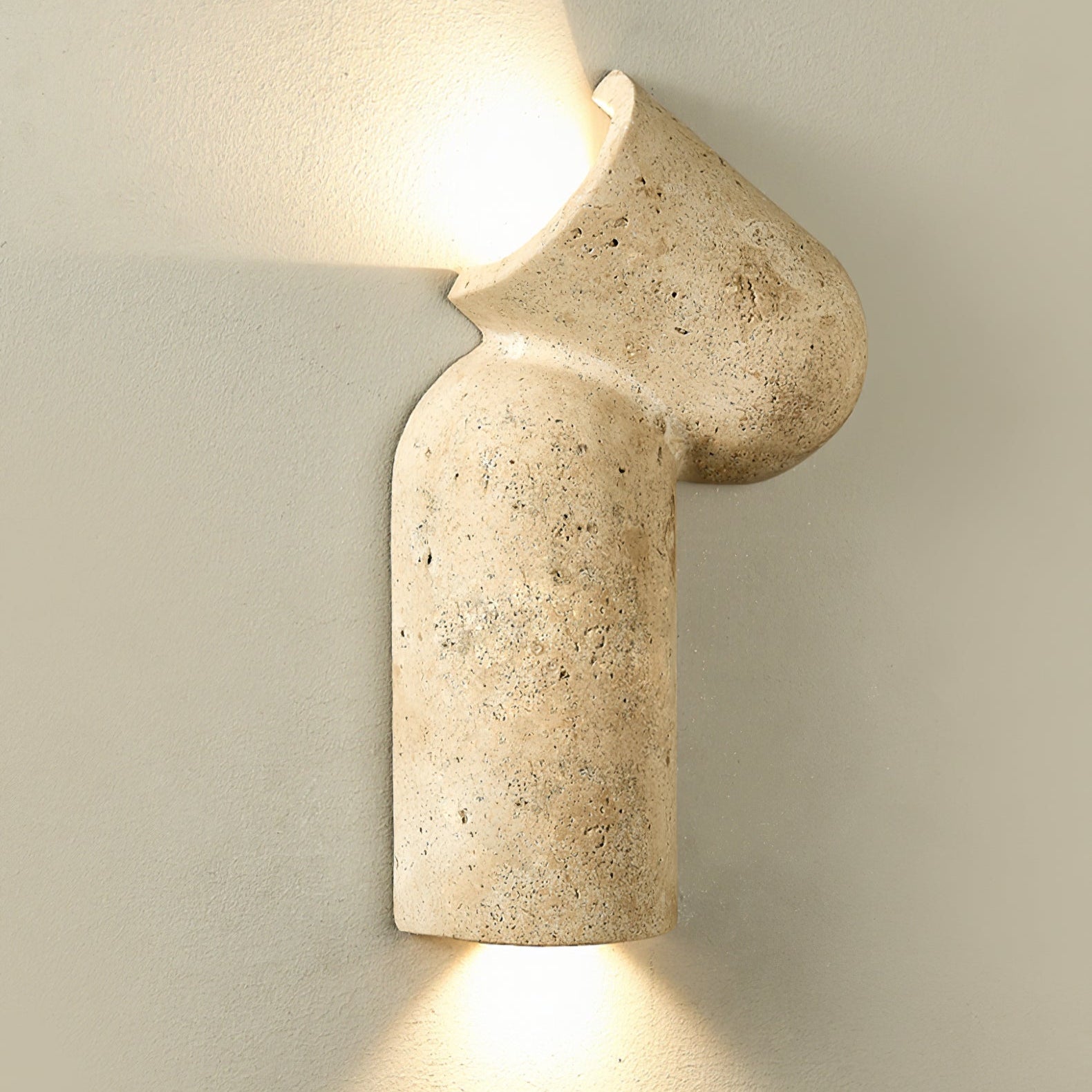 Valoreth Travertine Wall Light-Neutral Decor