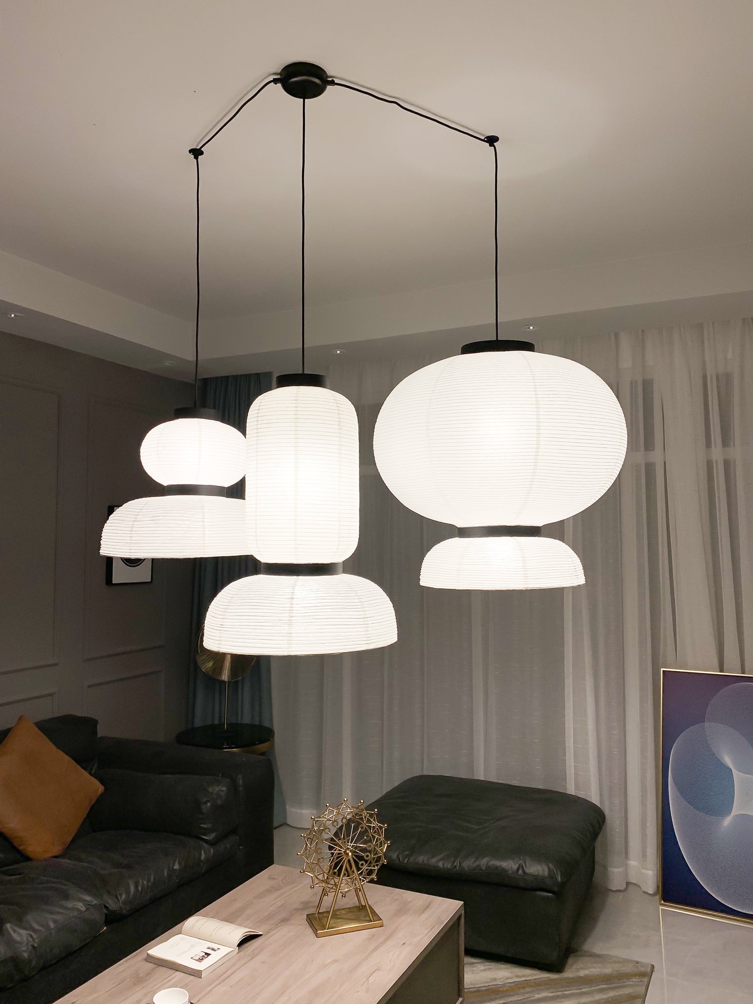 Quinvel Paper Scandinavian Pendant Lamp-Neutral Decor