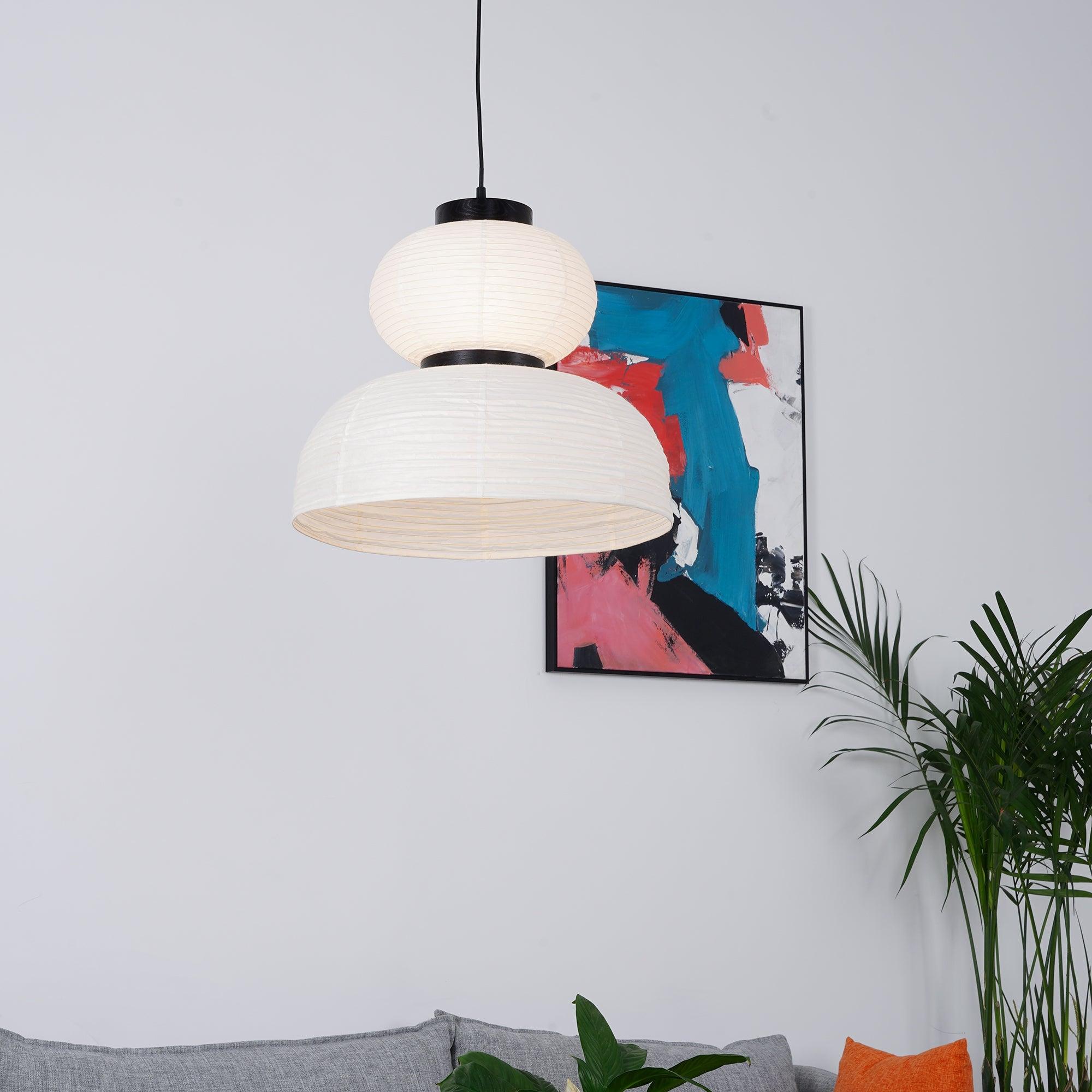Quinvel Paper Scandinavian Pendant Lamp-Neutral Decor