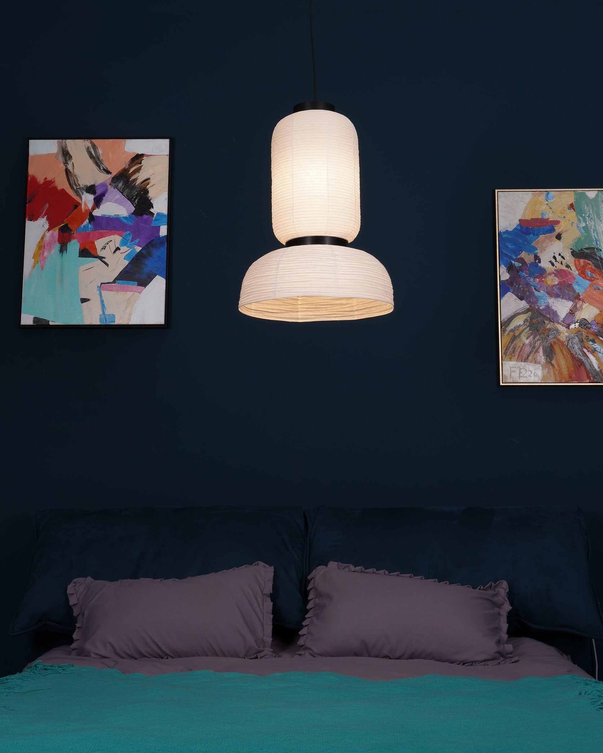 Quinvel Paper Scandinavian Pendant Lamp-Neutral Decor