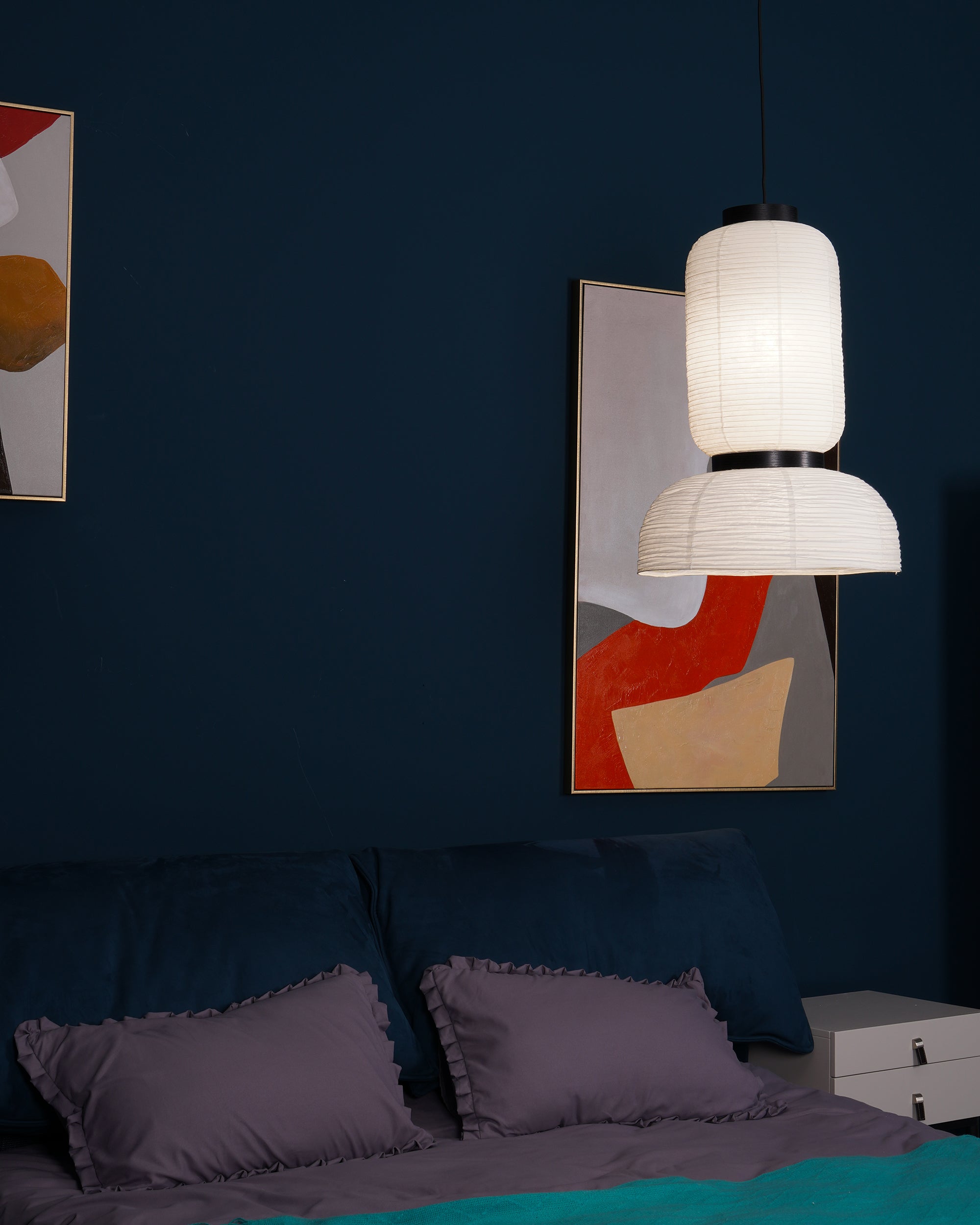 Quinvel Paper Scandinavian Pendant Lamp-Neutral Decor
