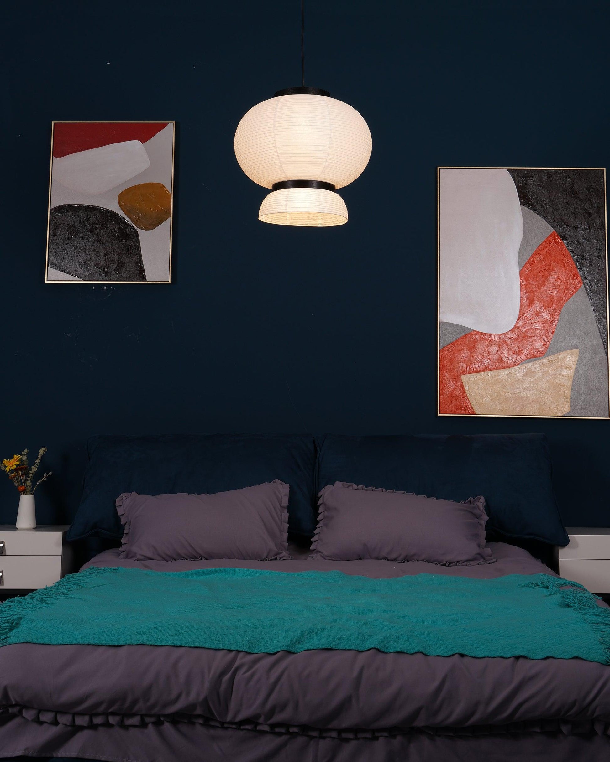 Quinvel Paper Scandinavian Pendant Lamp-Neutral Decor