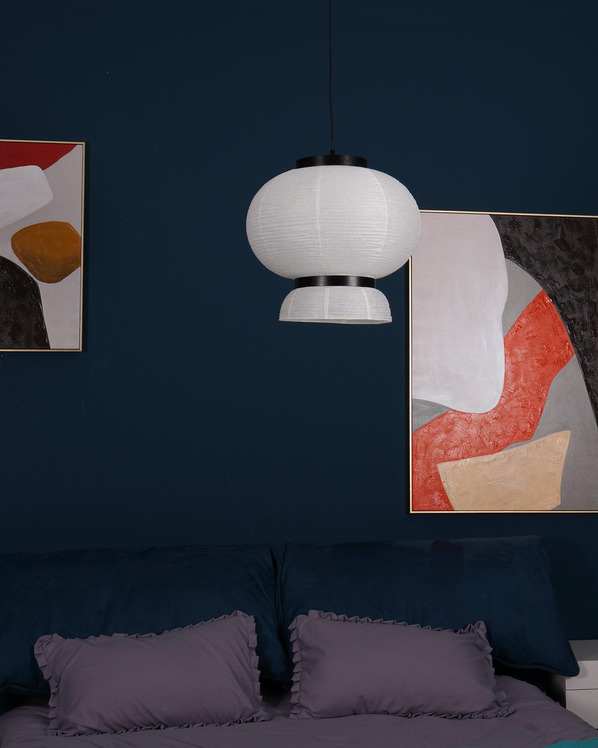 Quinvel Paper Scandinavian Pendant Lamp-Neutral Decor
