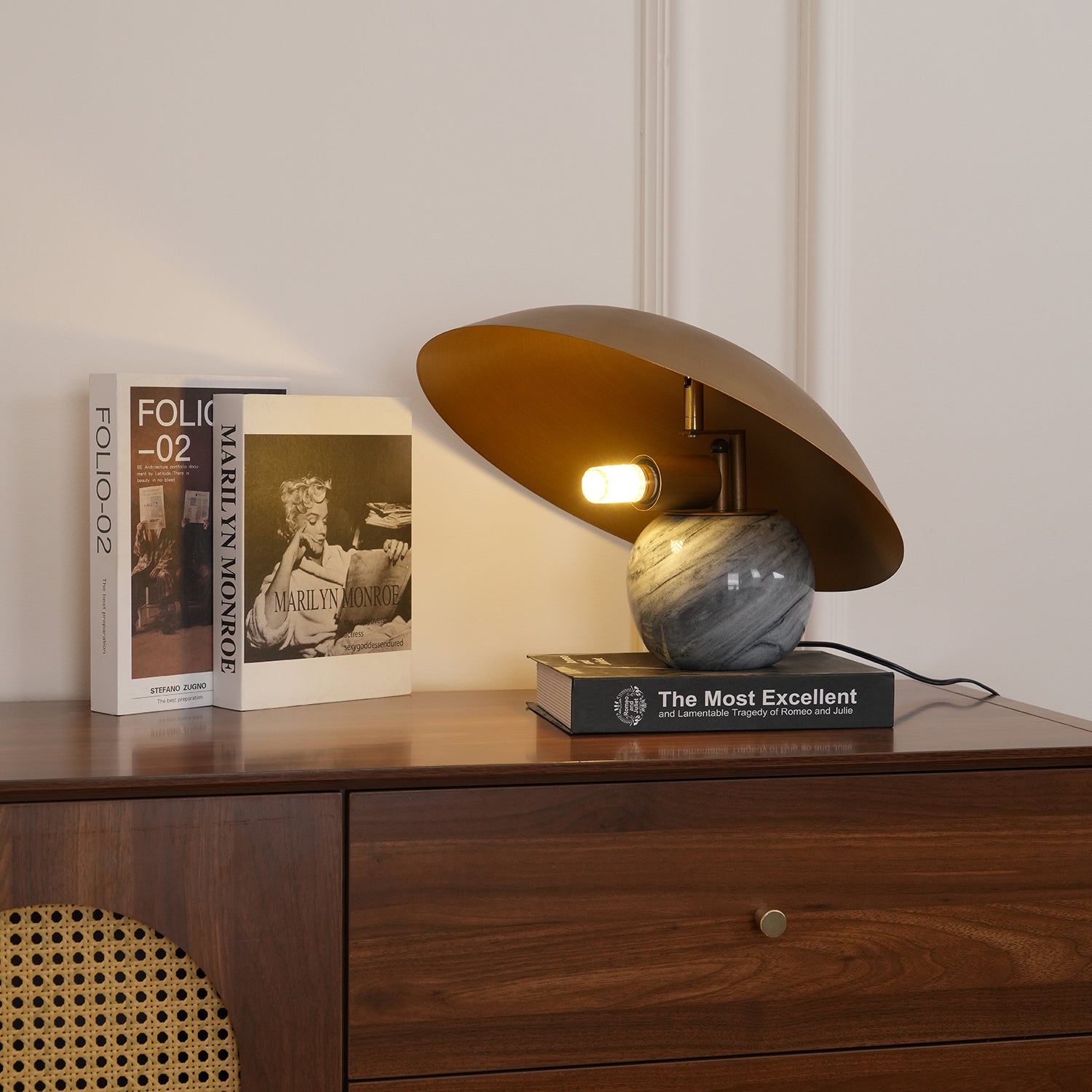 Celina Marble Artistic Table Lamp-Neutral Decor