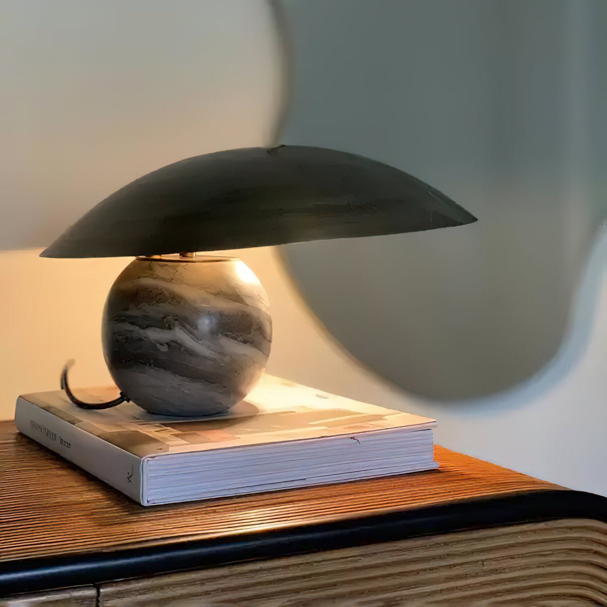Celina Marble Artistic Table Lamp-Neutral Decor
