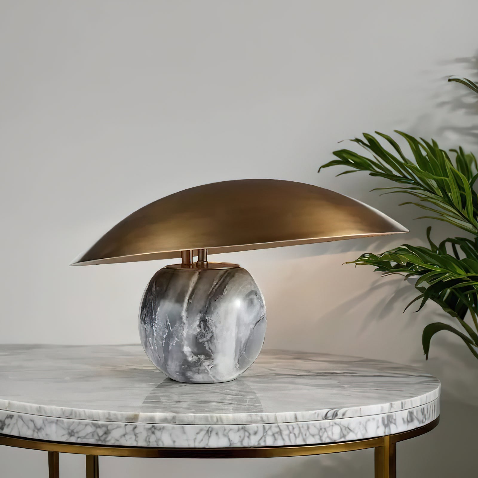 Celina Marble Artistic Table Lamp-Neutral Decor