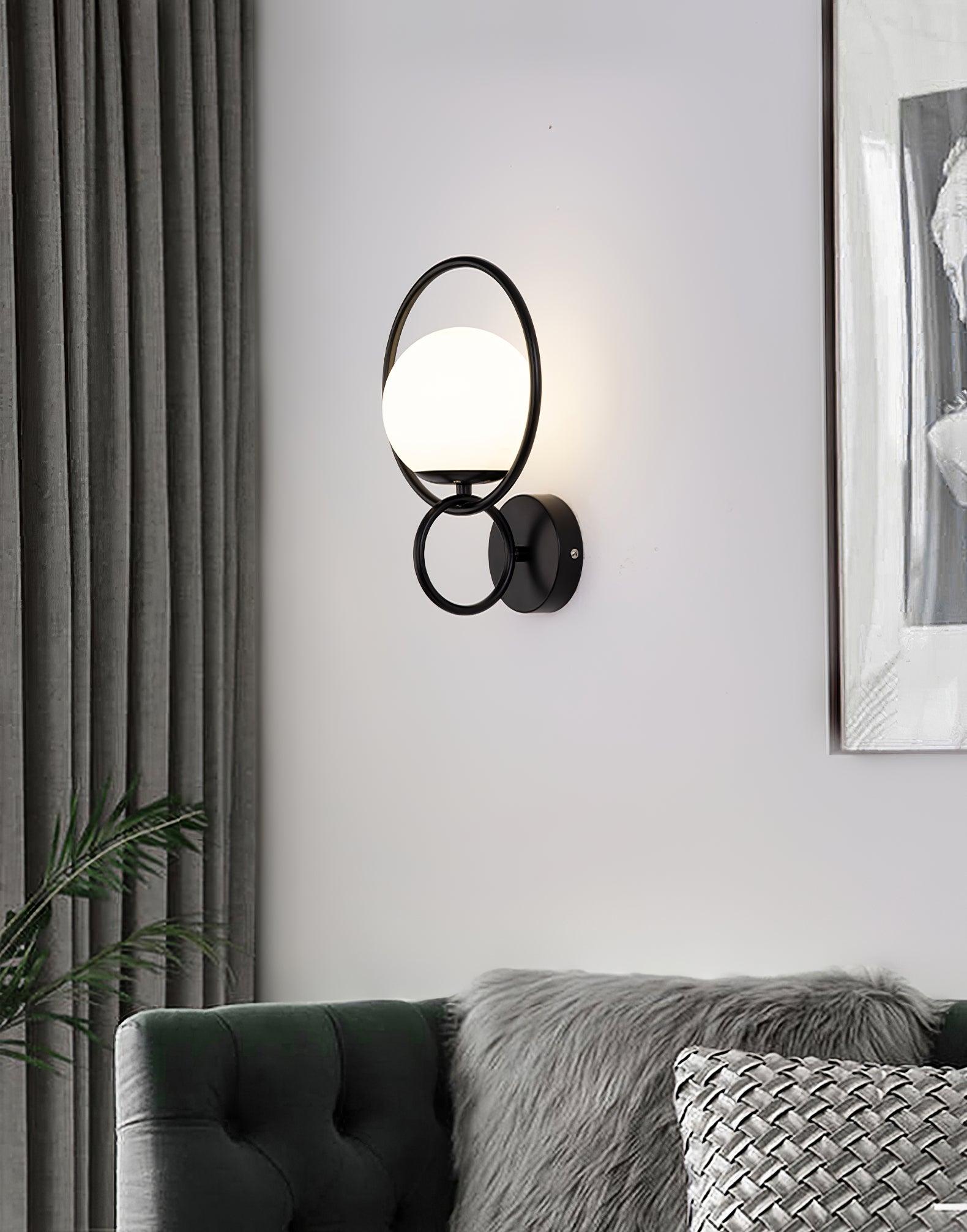 Zesilan Glass Wall Light-Neutral Decor
