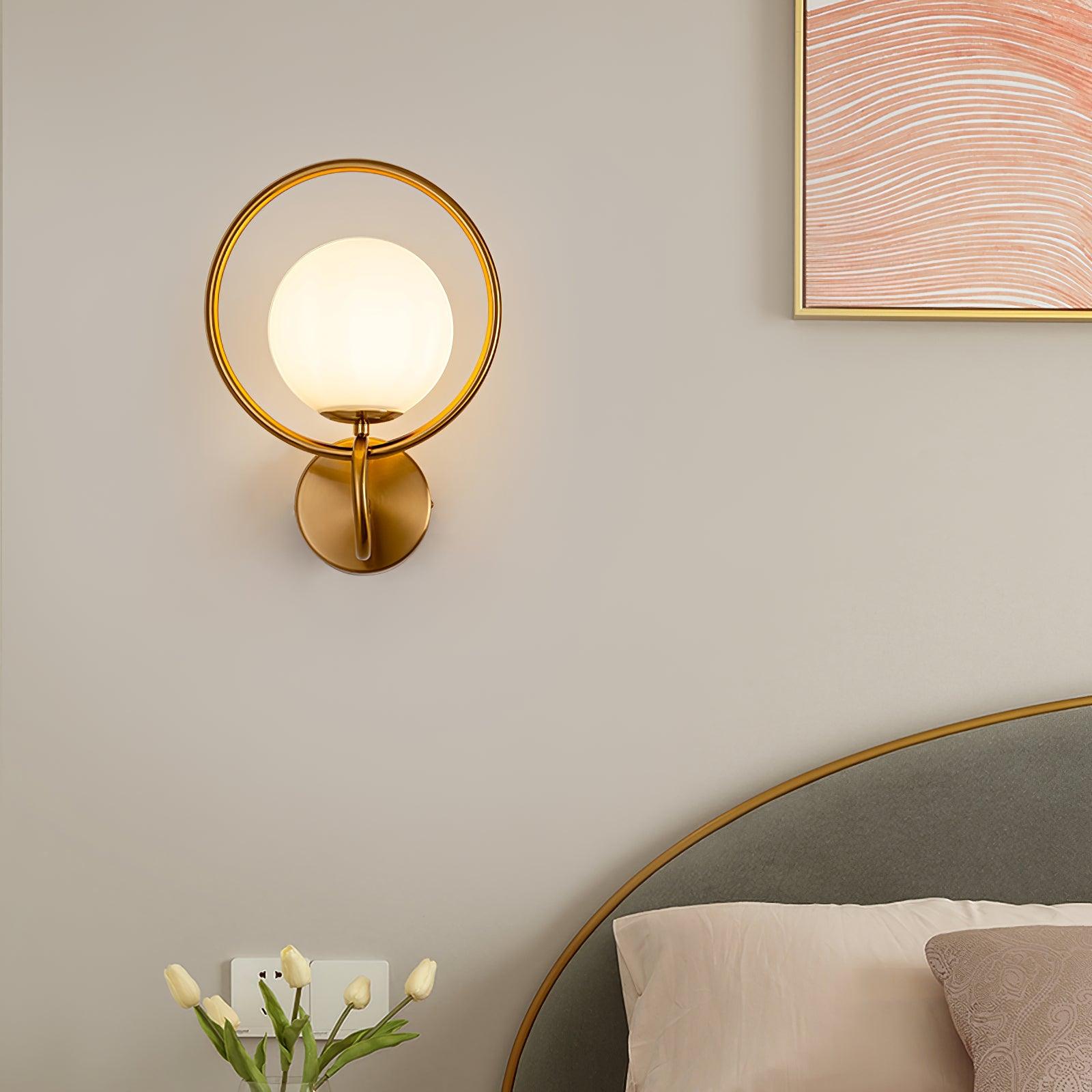 Zesilan Glass Wall Light-Neutral Decor