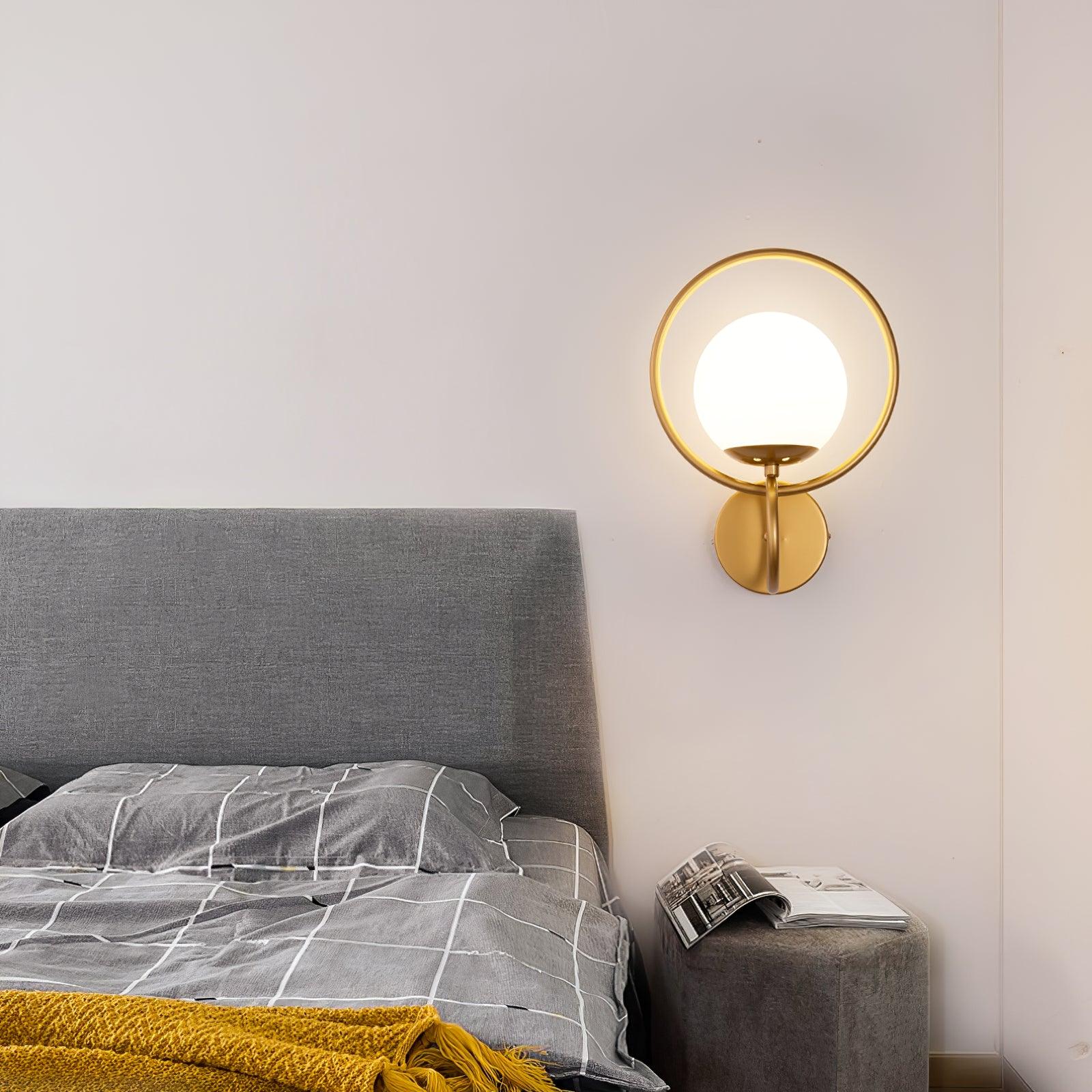Zesilan Glass Wall Light-Neutral Decor