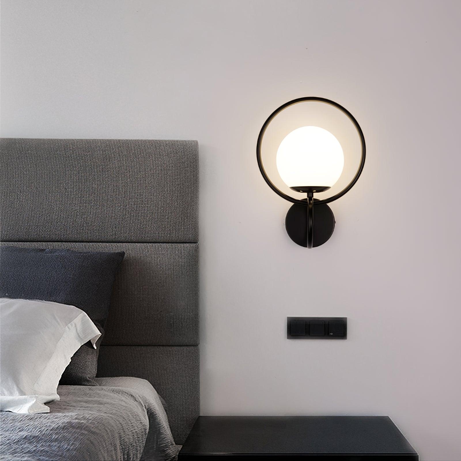 Zesilan Glass Wall Light-Neutral Decor