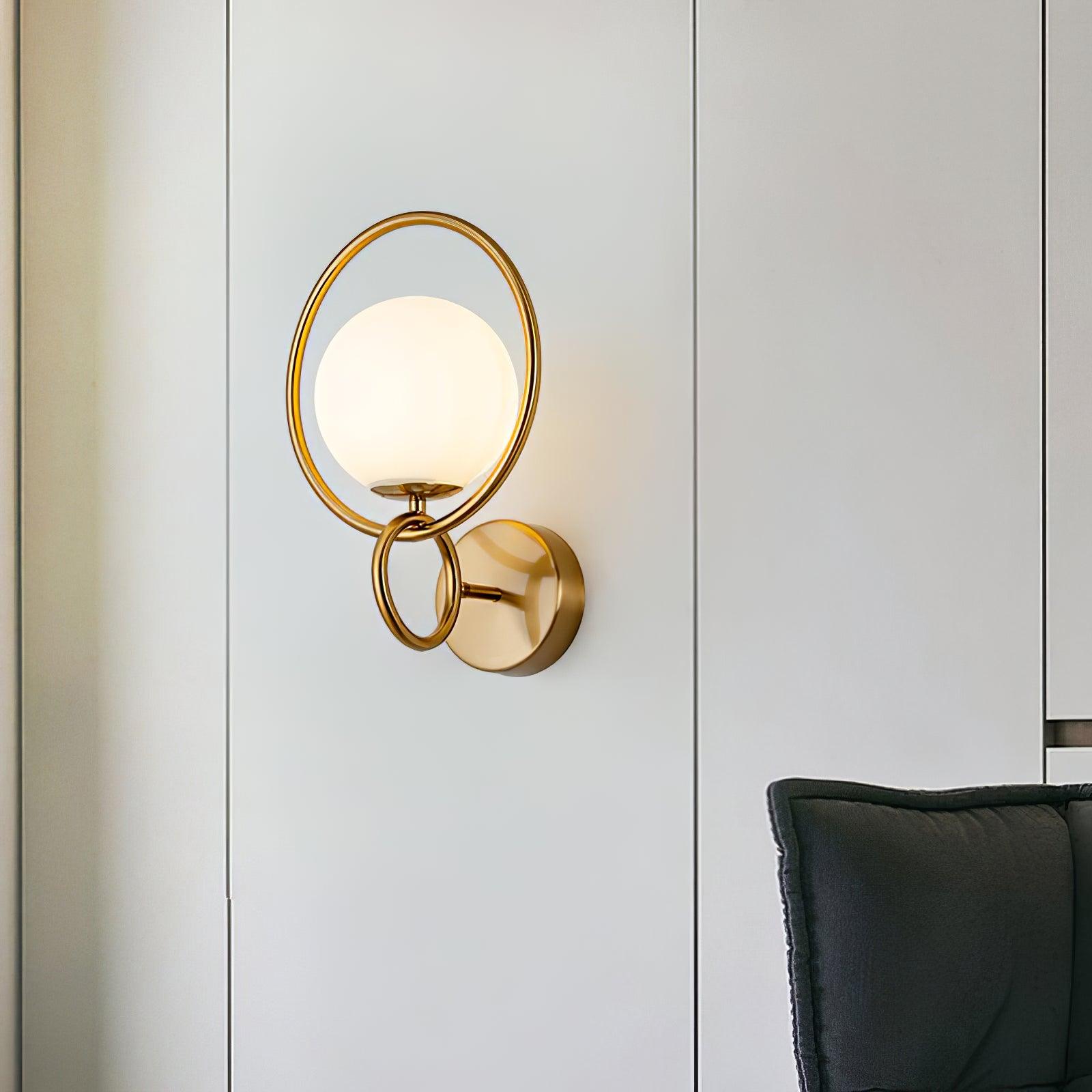 Zesilan Glass Wall Light-Neutral Decor