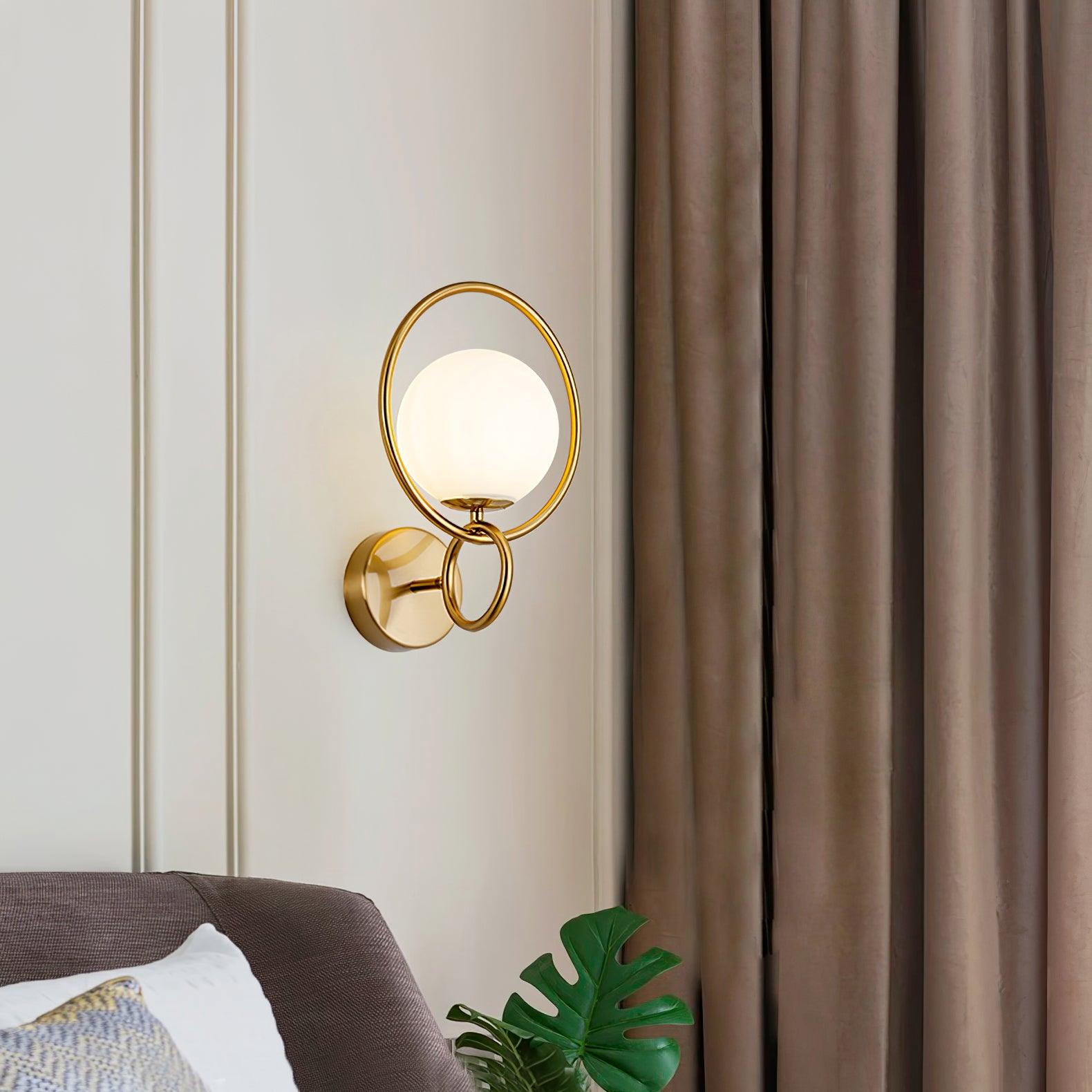 Zesilan Glass Wall Light-Neutral Decor