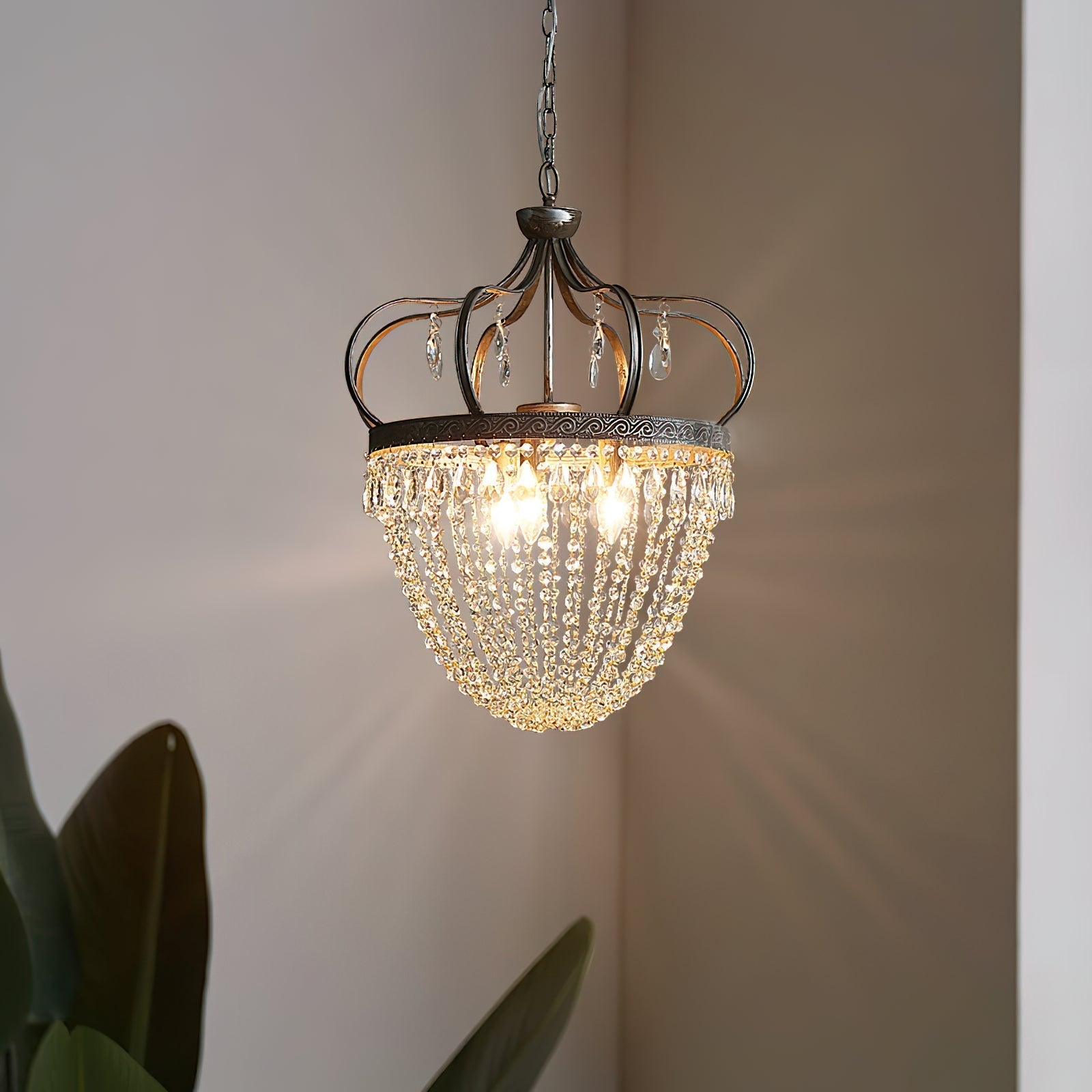 Abella Tear Drop Crystal Chandelier