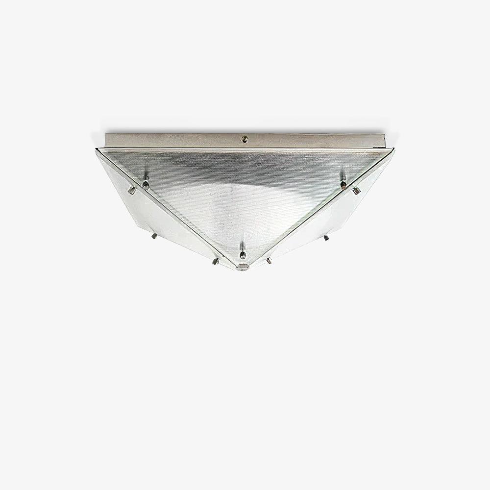 Facet Modern Glass Celing Lamp-Neutral Decor