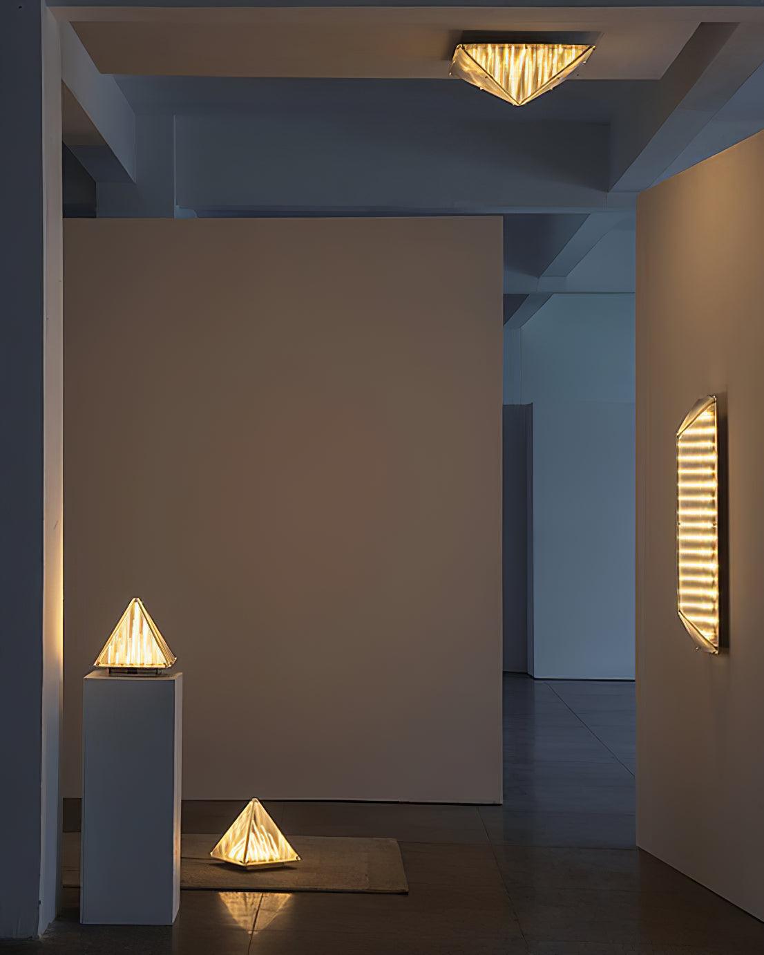Facet Modern Glass Celing Lamp-Neutral Decor