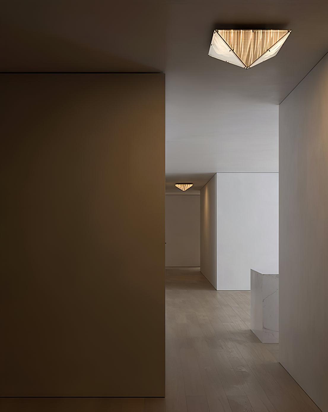Facet Modern Glass Celing Lamp-Neutral Decor