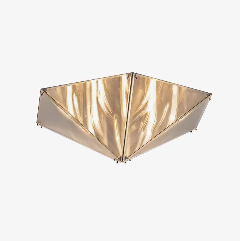 Facet Modern Glass Celing Lamp-Neutral Decor