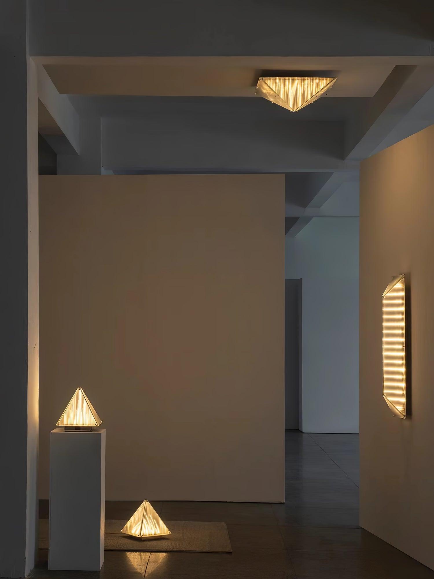 Facet Modern Glass Celing Lamp-Neutral Decor