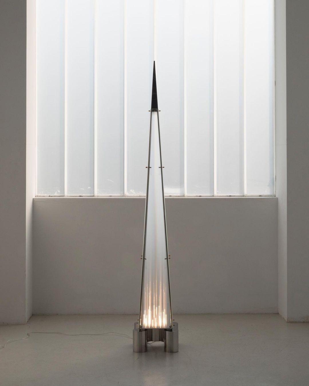 Riley Modern Glass Floor Lamp-Neutral Decor