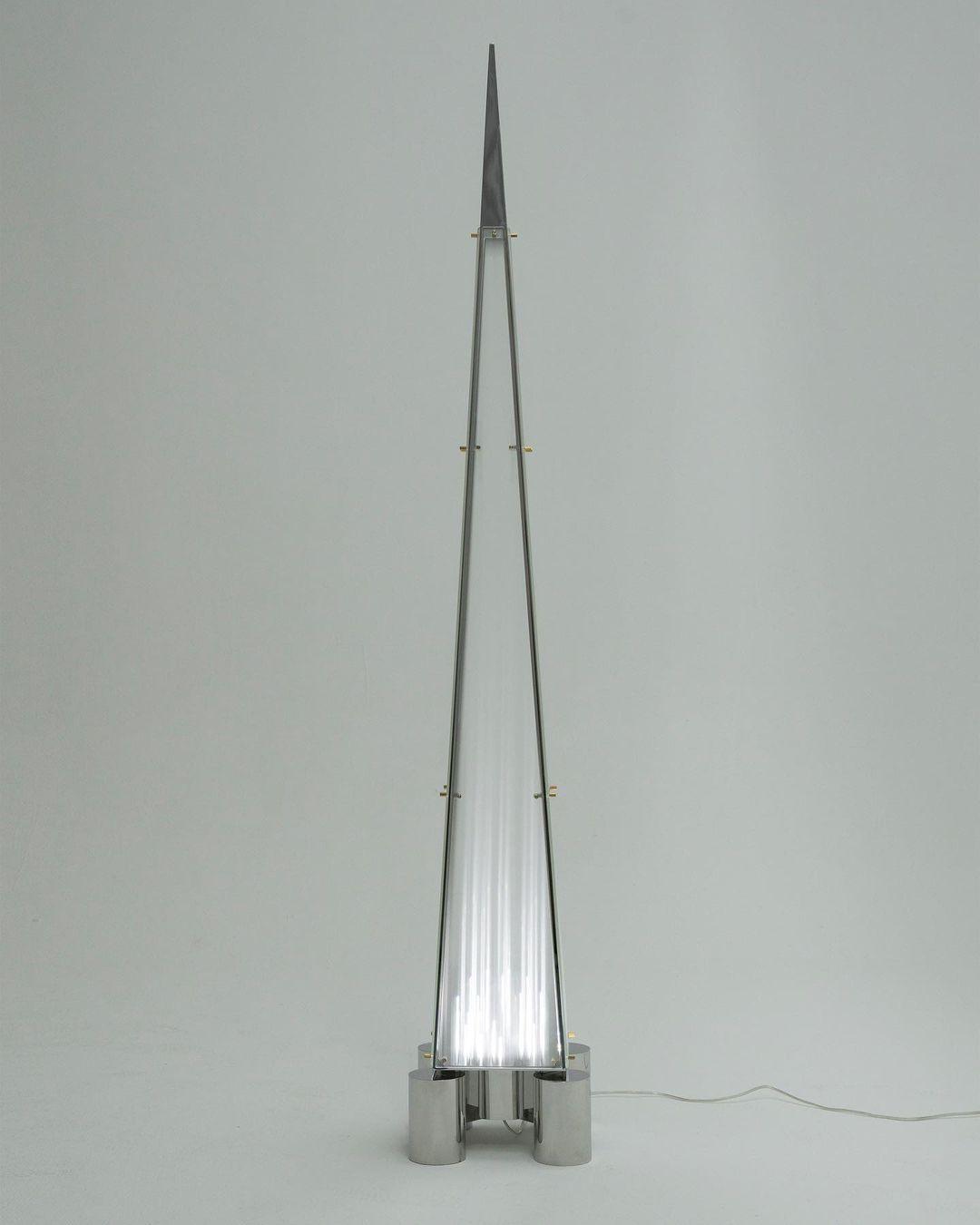 Riley Modern Glass Floor Lamp-Neutral Decor