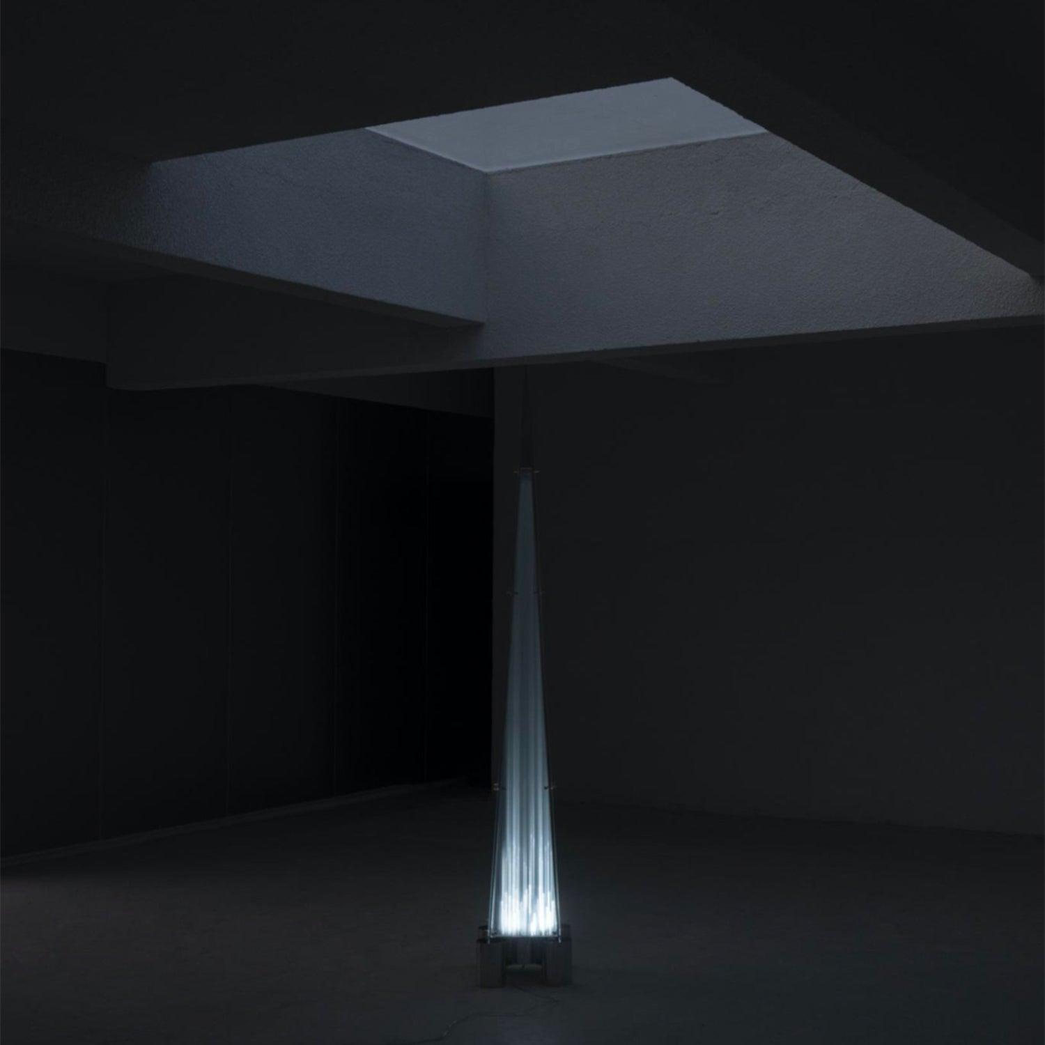Riley Modern Glass Floor Lamp-Neutral Decor