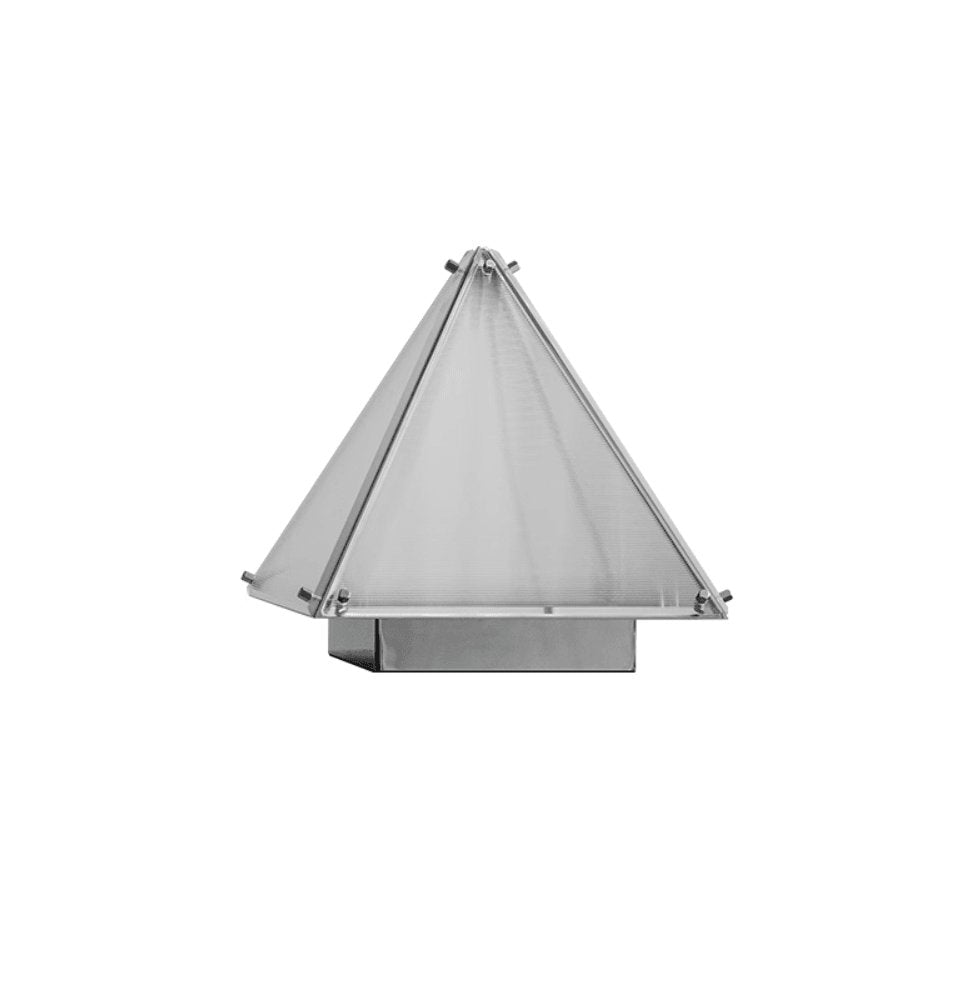 Mymiryre Pyramid Glass Table Lamp-Neutral Decor