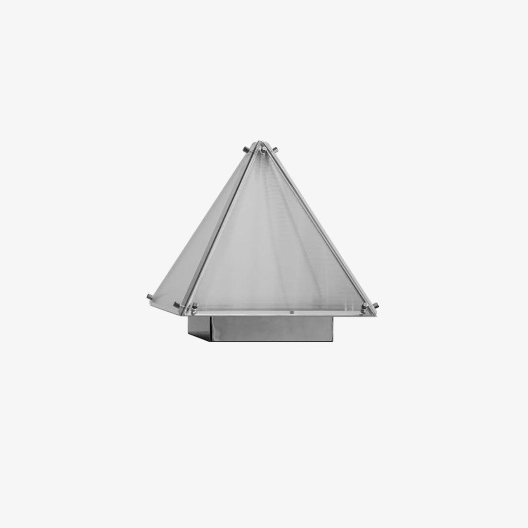 Mymiryre Pyramid Glass Table Lamp-Neutral Decor